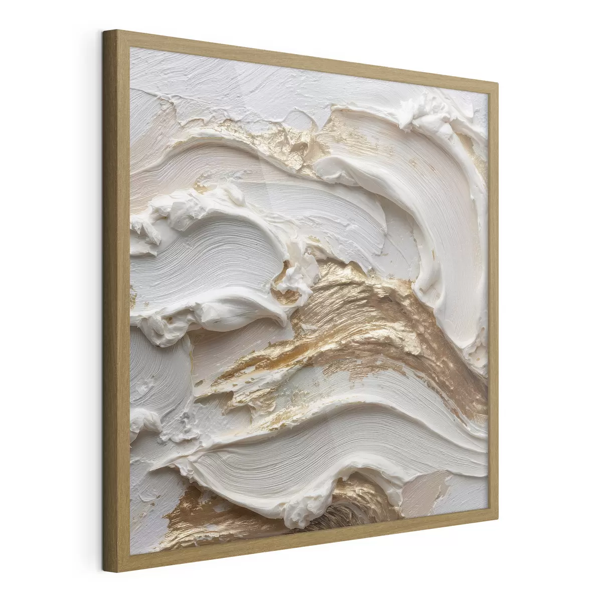 Poster Vague de forme dans un style d'abstraction volumétrique f45853