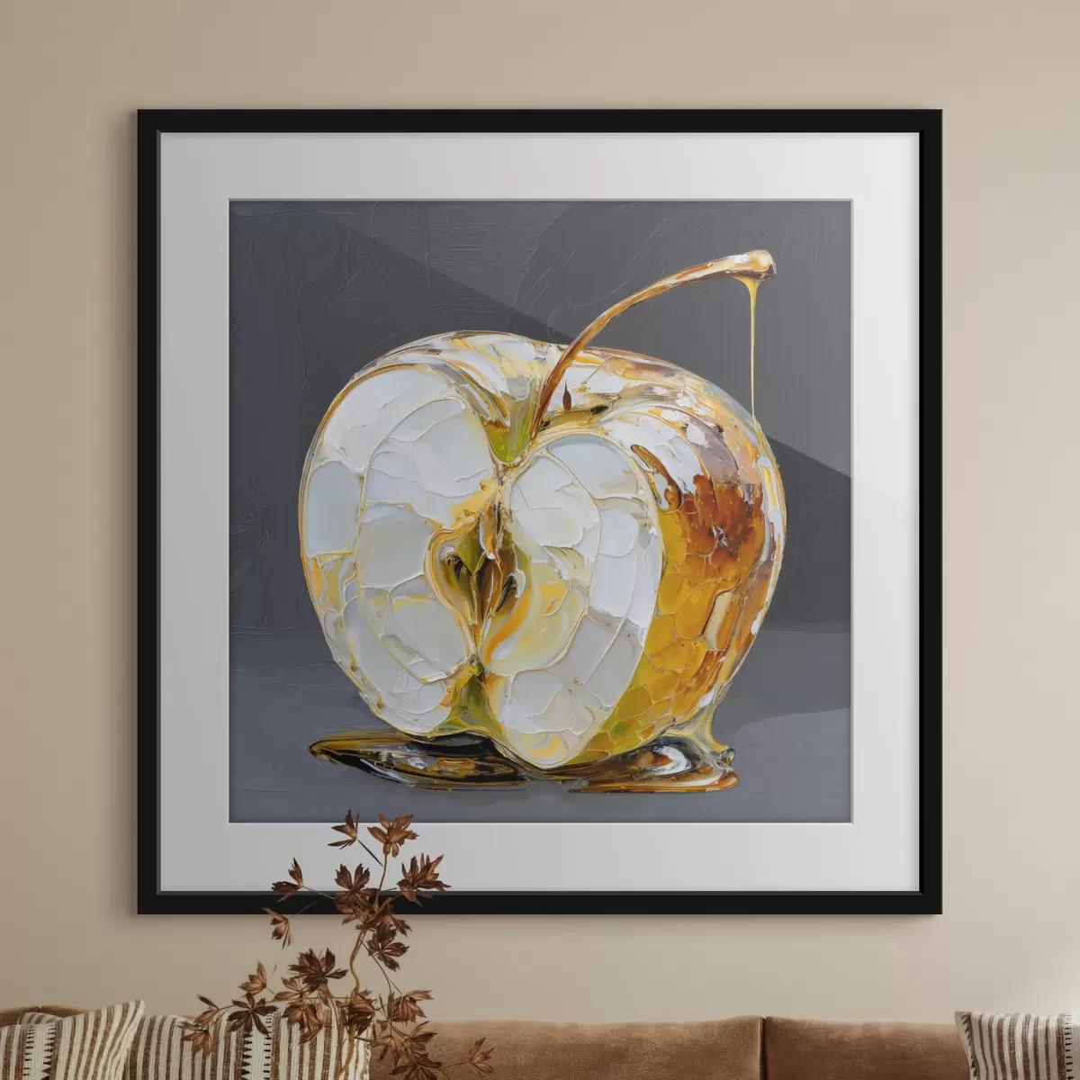 Poster Pomme sucrée dans un style pictural f45861