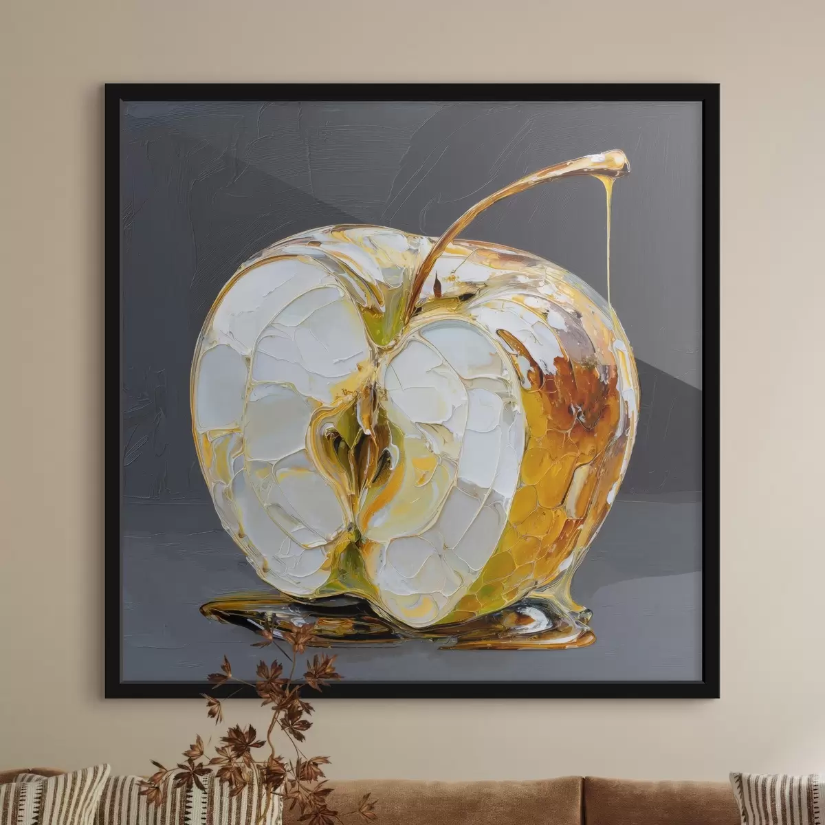 Poster Pomme sucrée dans un style pictural f45861