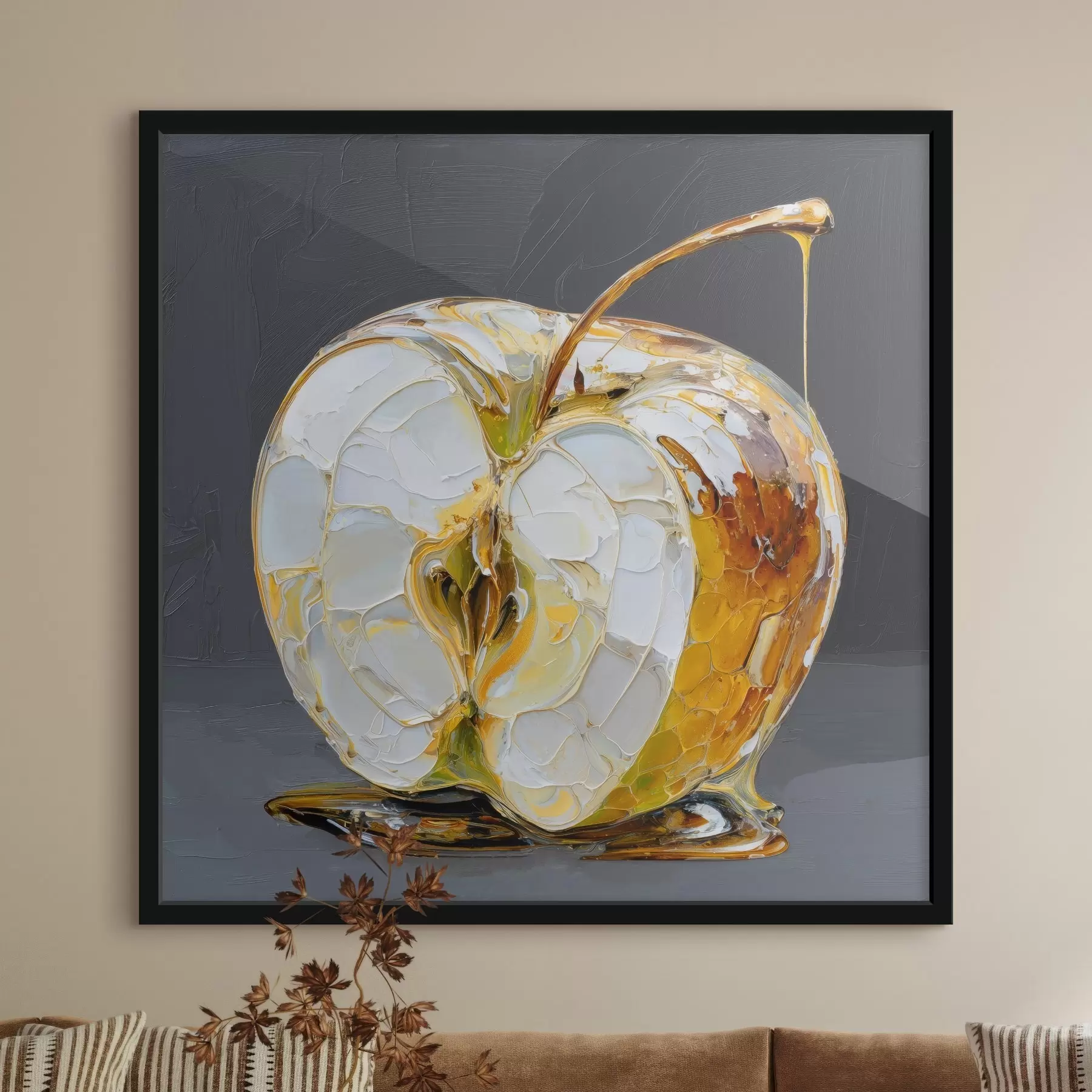 Papier peint Pomme sucrée dans un style pictural f45861