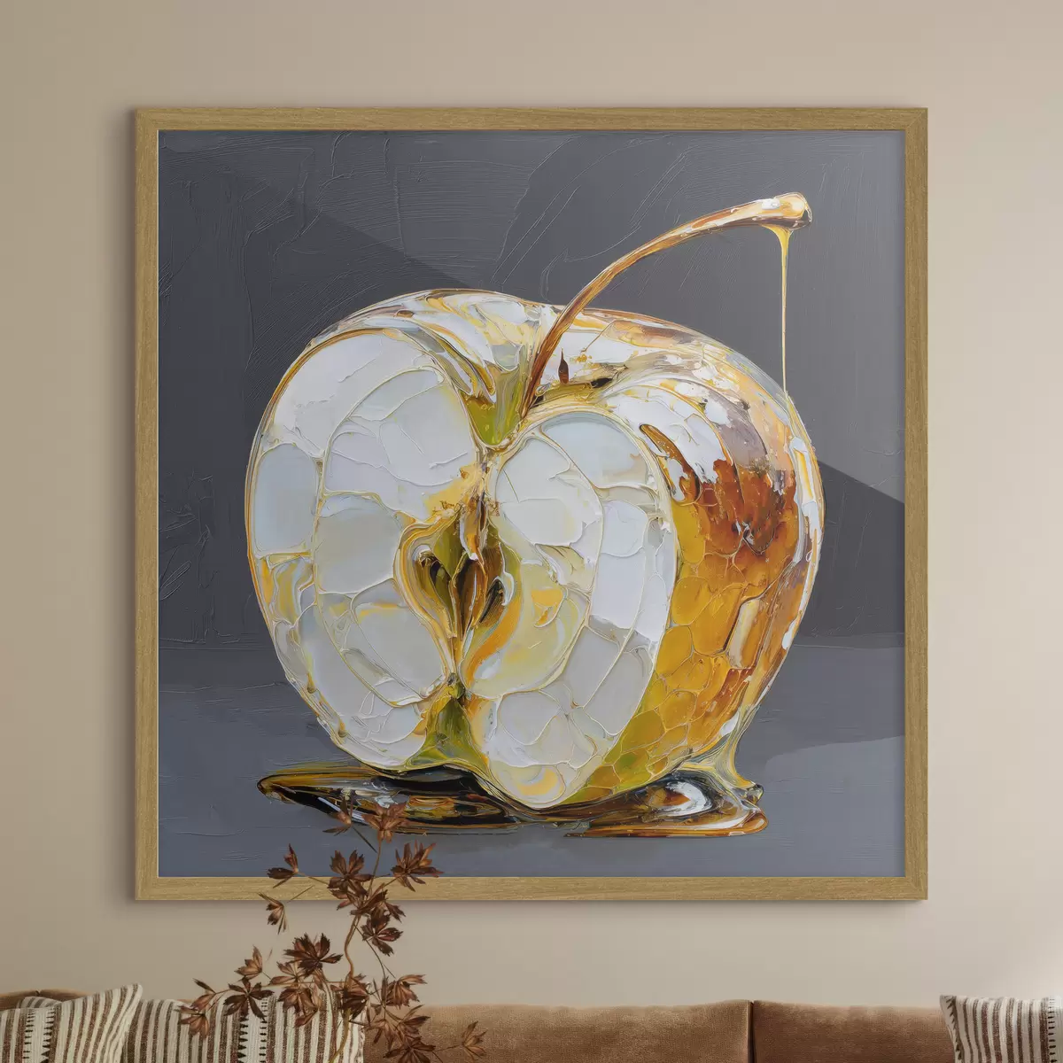 Poster Pomme sucrée dans un style pictural f45861