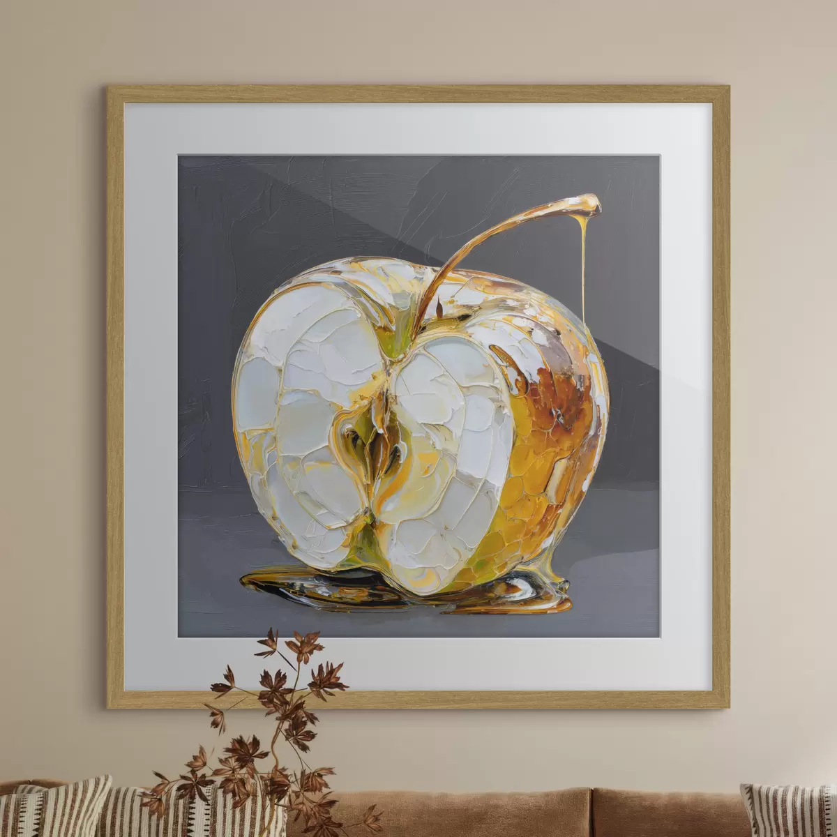 Poster Pomme sucrée dans un style pictural f45861