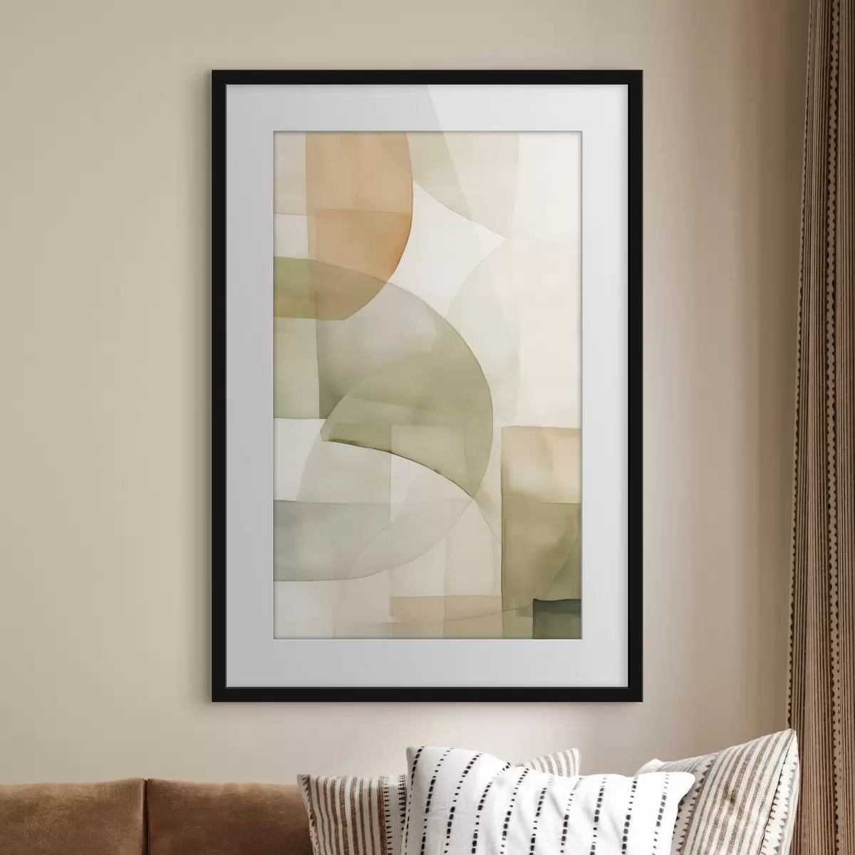 Poster Géométrie et souvenir f45929