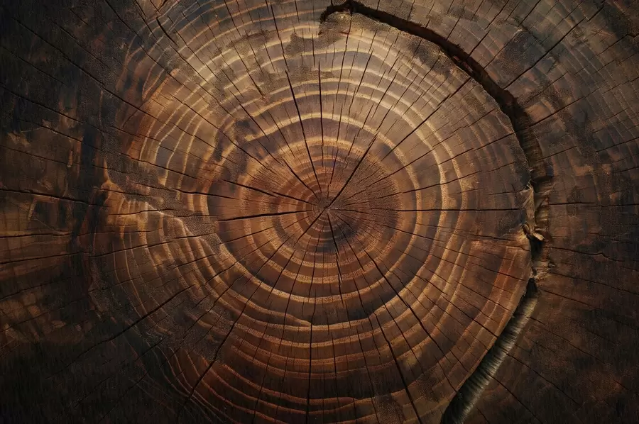 Papier peint Cernes des arbres w04642