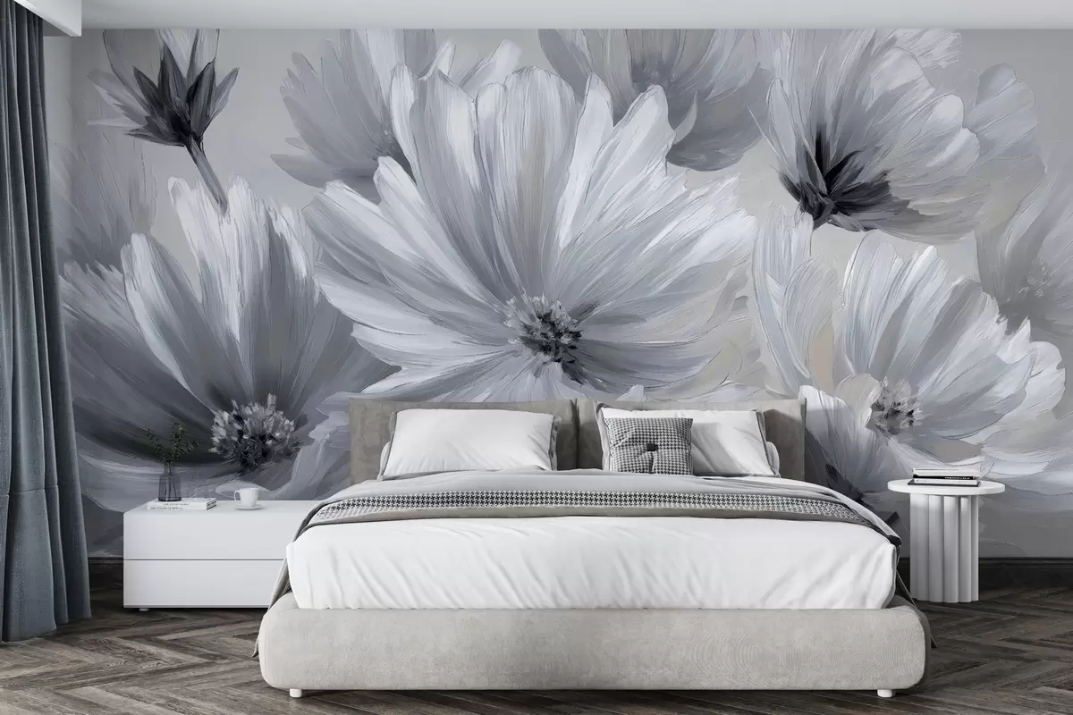Papier peint Fleurs abstraites w04670