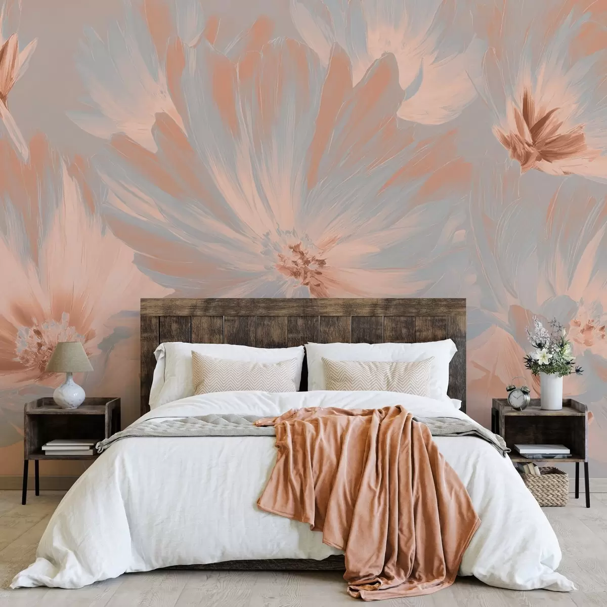 Papier peint Fleurs abstraites w04670v1