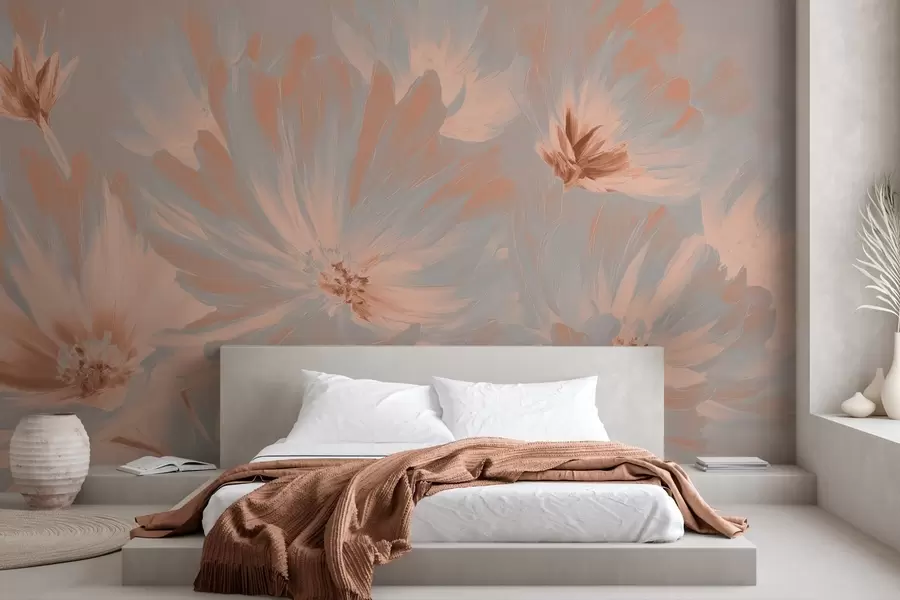 Papier peint Fleurs abstraites w04670v1