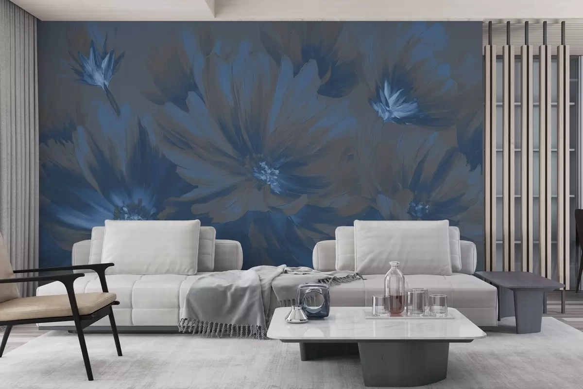 Papier peint Fleurs abstraites w04670v2