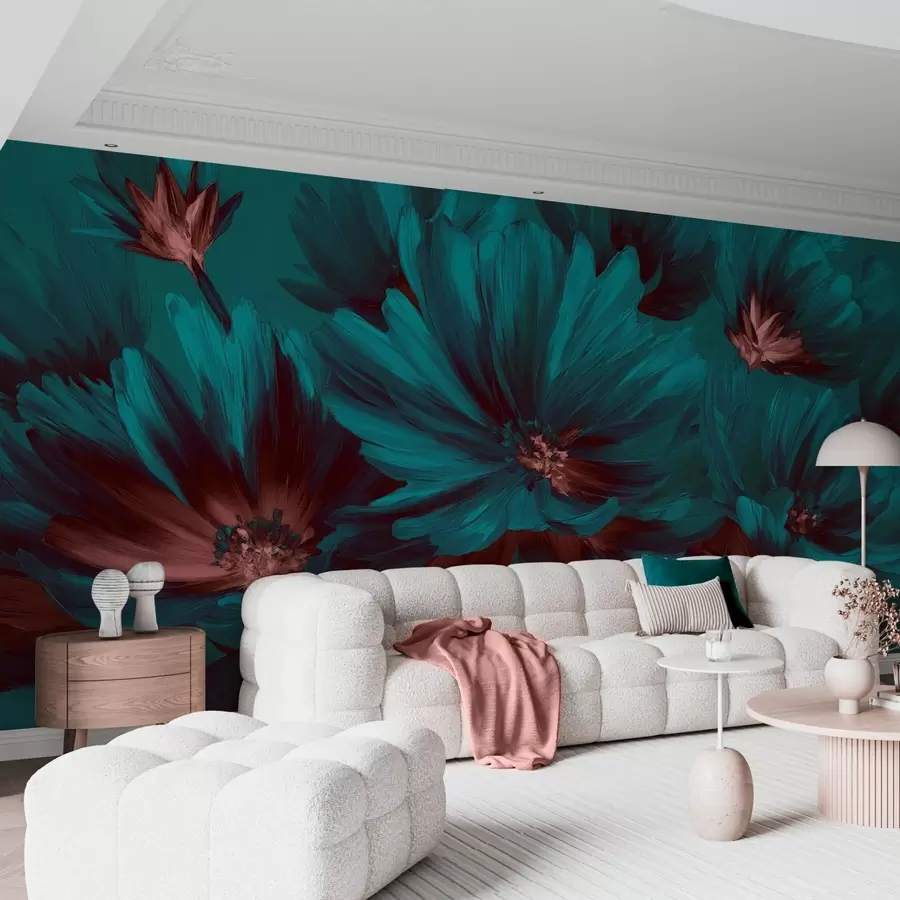 Papier peint Fleurs abstraites w04670v3