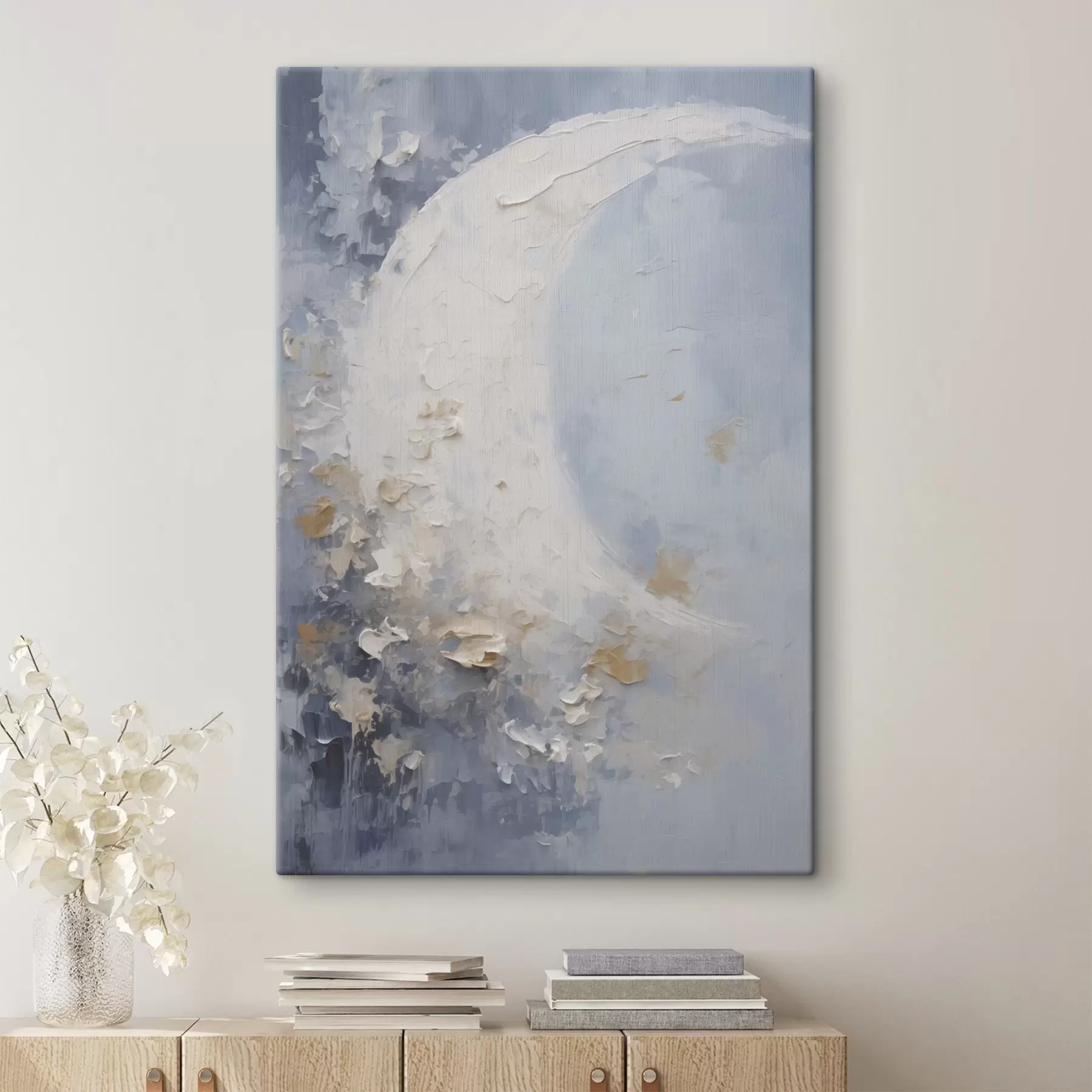 Tableau Abstraction de la nouvelle lune s46124