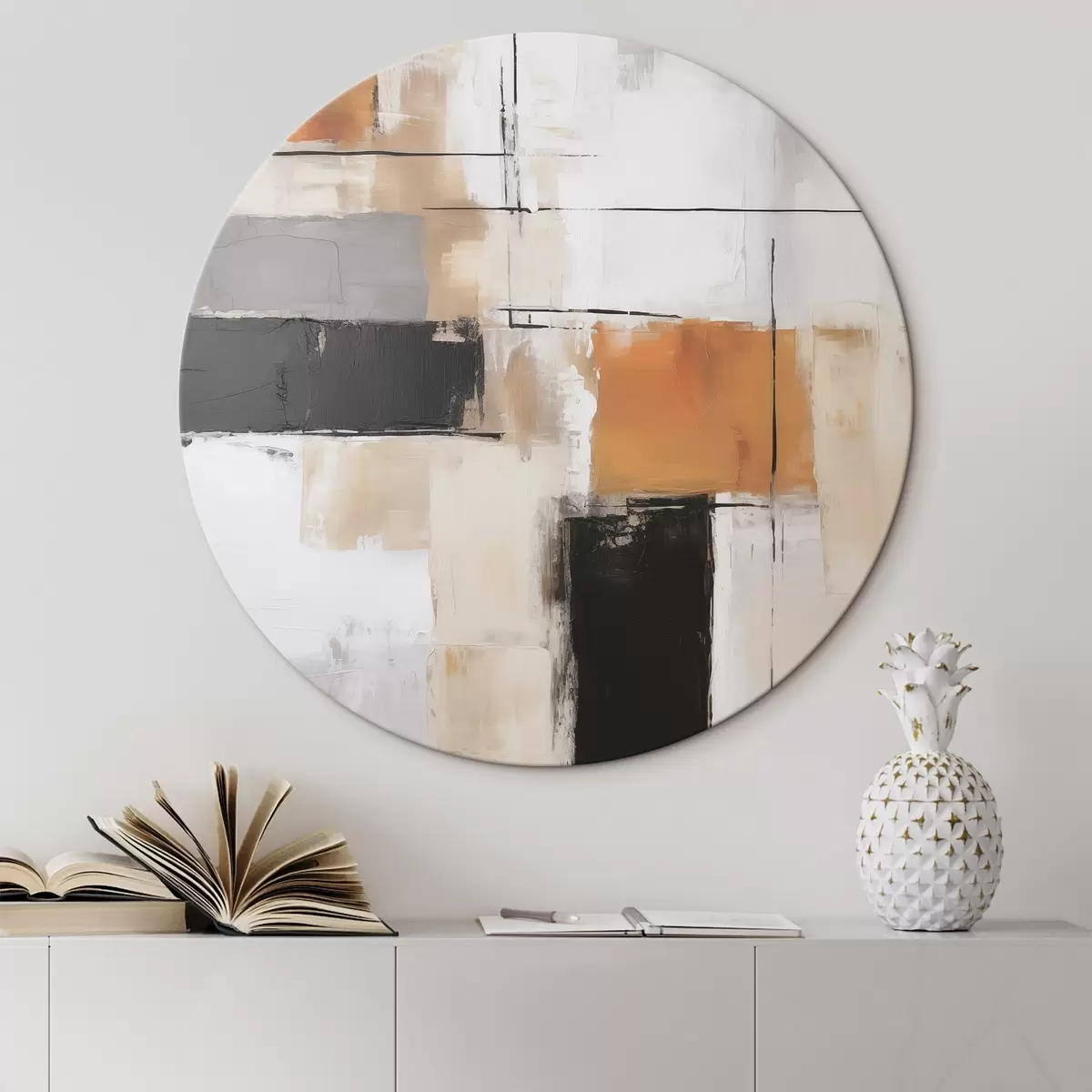 Tableaux rondes Abstraction r46127
