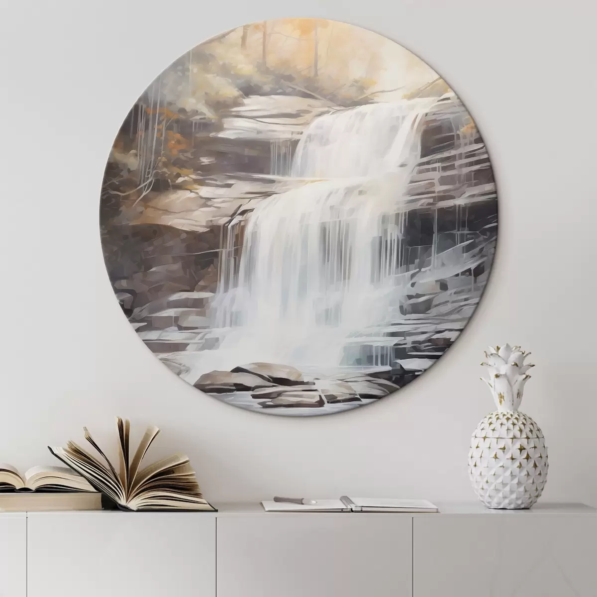 Tableaux rondes Cascade r46197