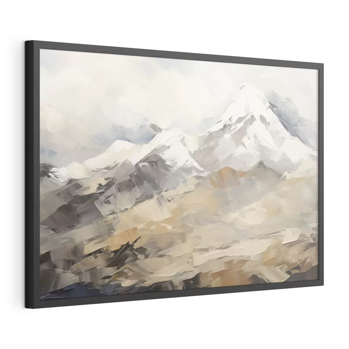 Poster Peinture imitant la montagne f46193