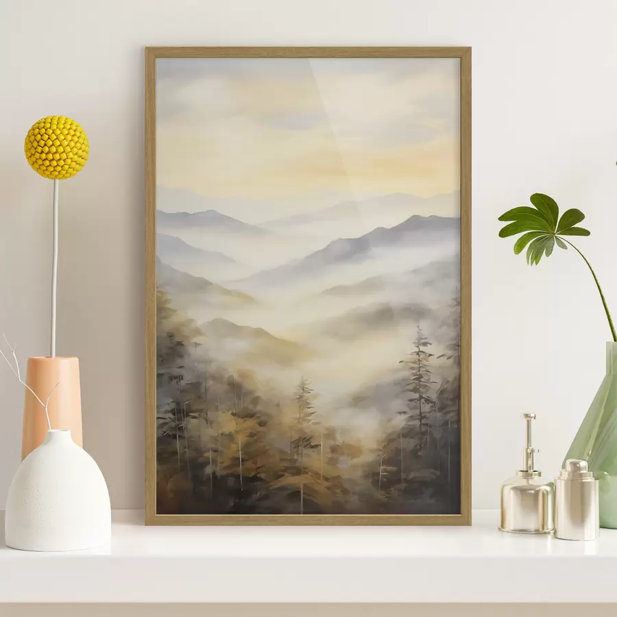Papier peint Montagnes en automne f46198