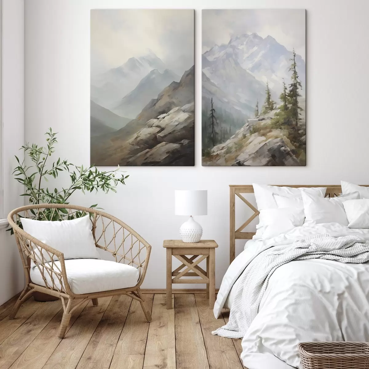 Tableau Paysage de montagne m00840