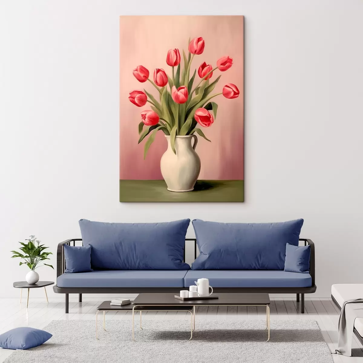 Tableau Tulipes dans un vase s46210