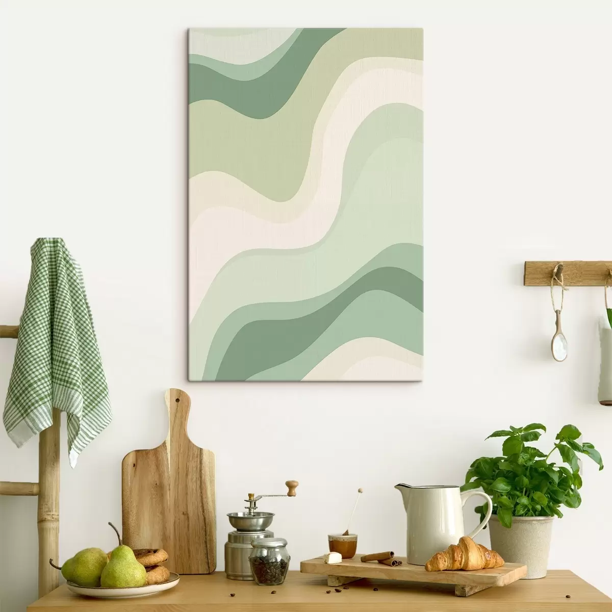 Tableau Vagues abstraites s46214