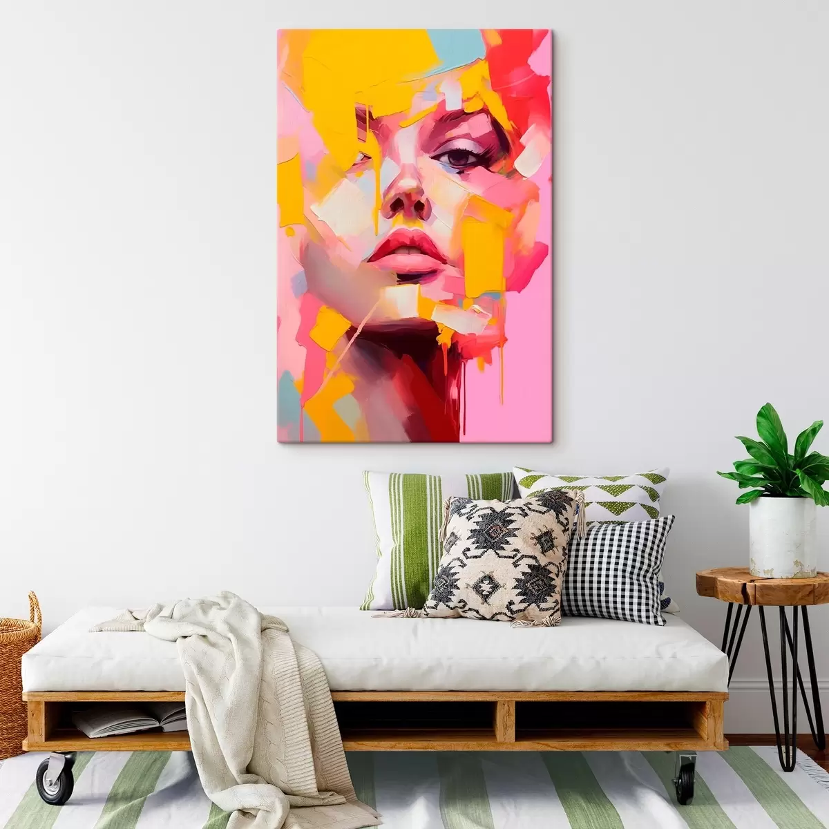 Tableau Visage abstrait s46217