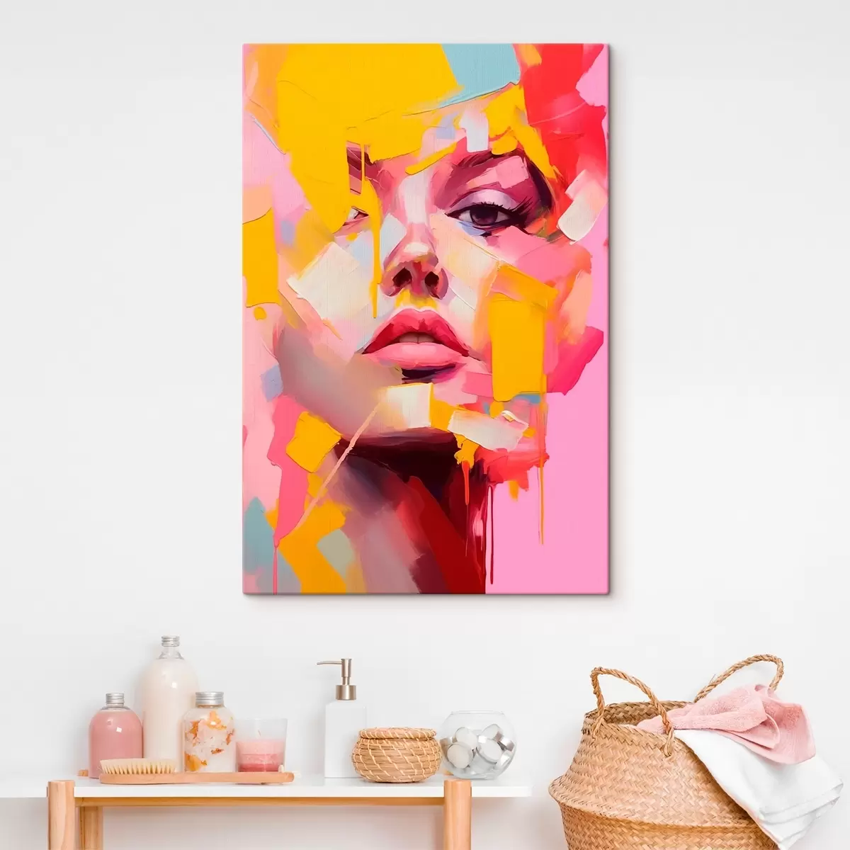 Tableau Visage abstrait s46217