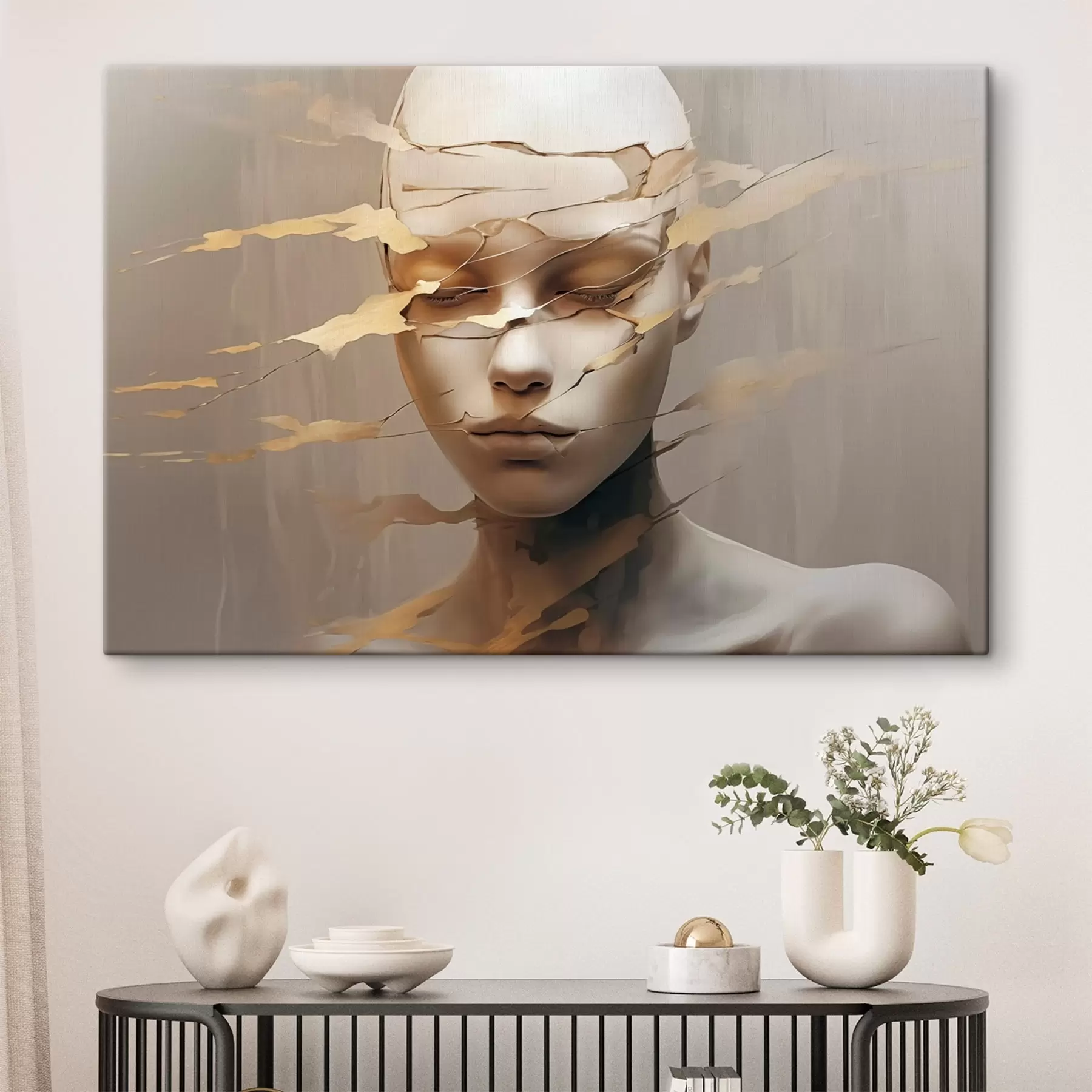 Tableau Visage défiguré s46225