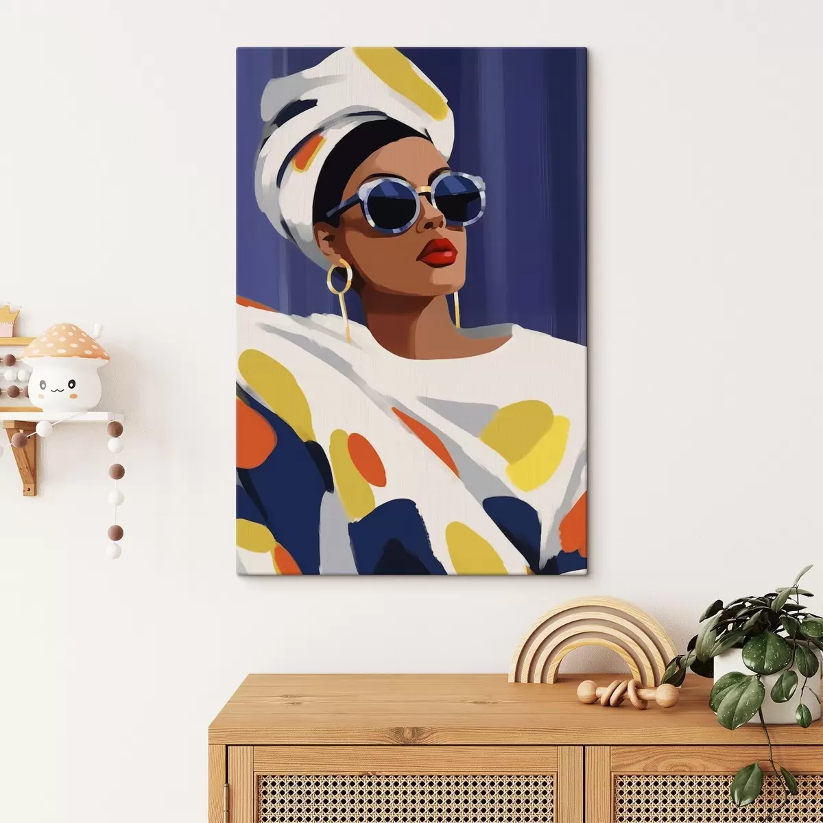 Tableau Femme à lunettes s46231
