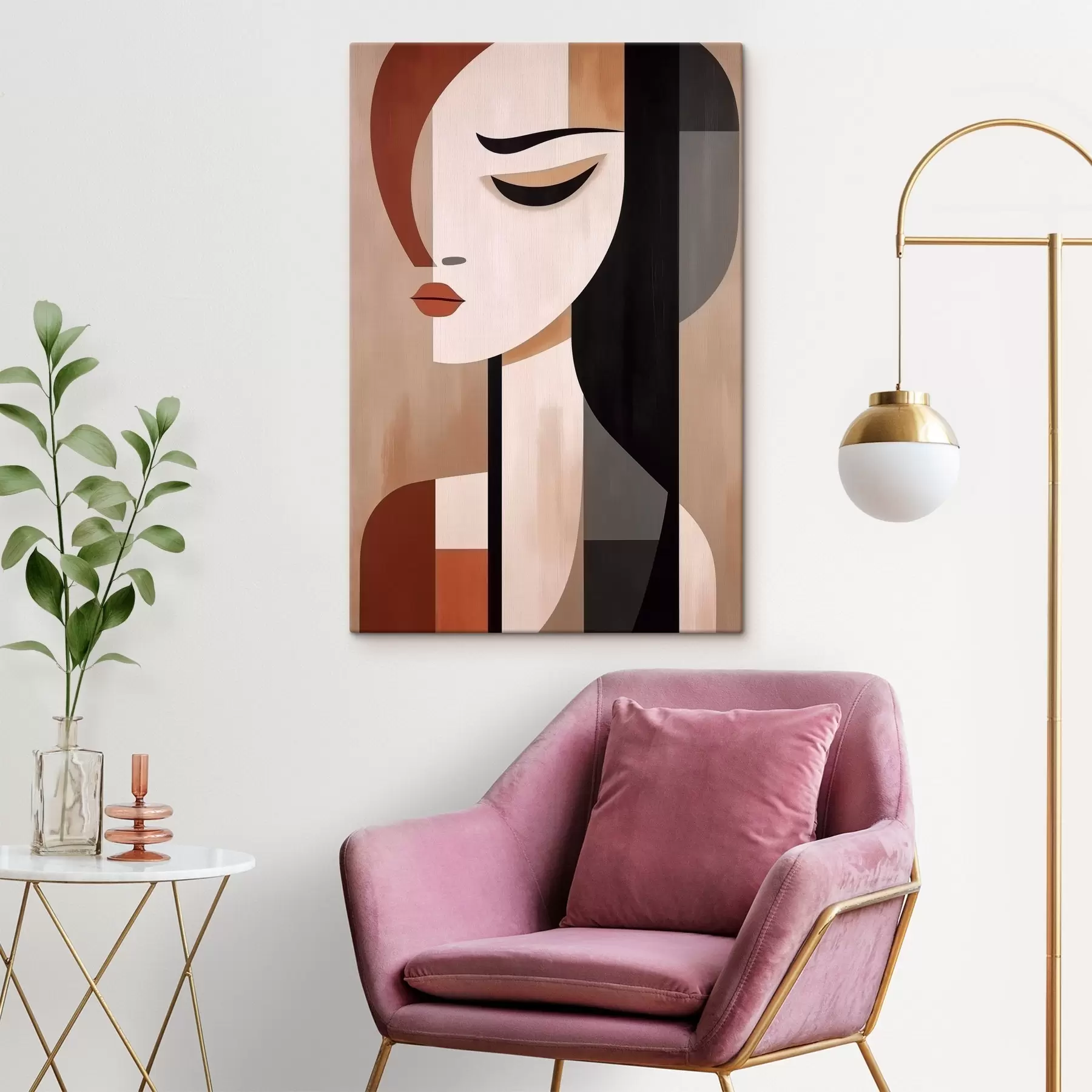 Tableau Visages abstraits s46242