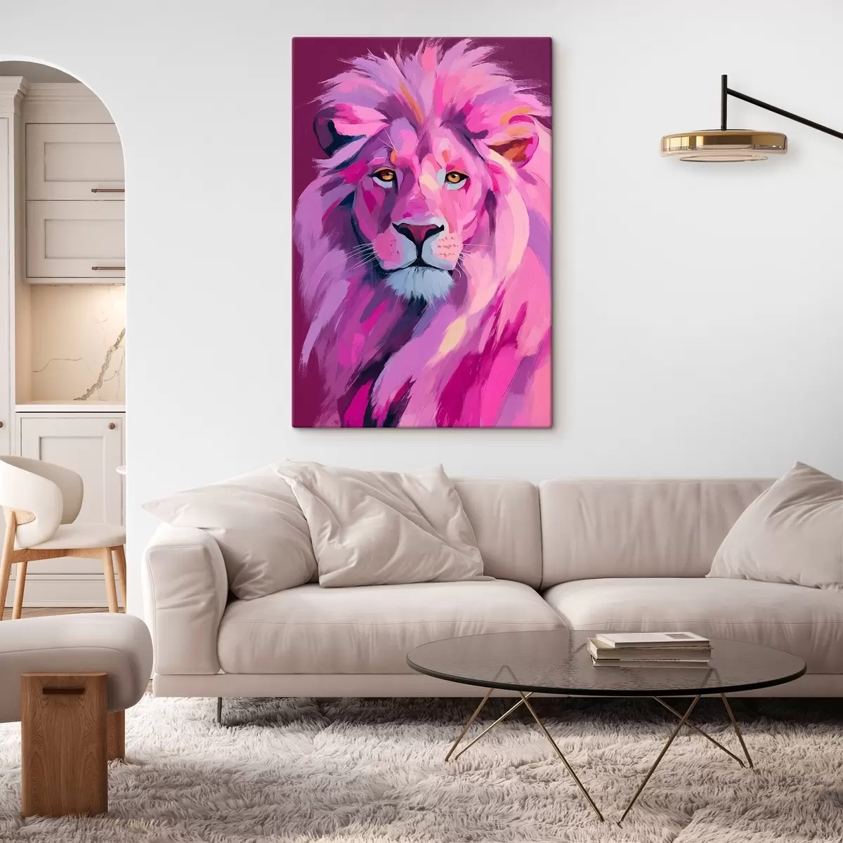 Tableau Lion s46243