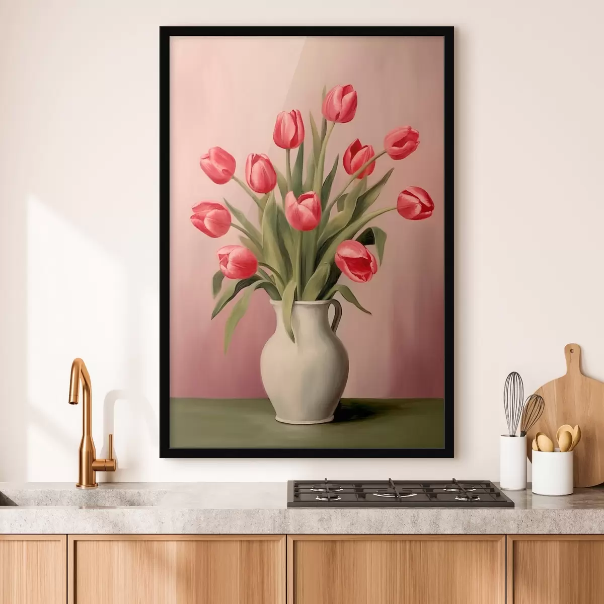 Poster Tulipes dans un vase f46210