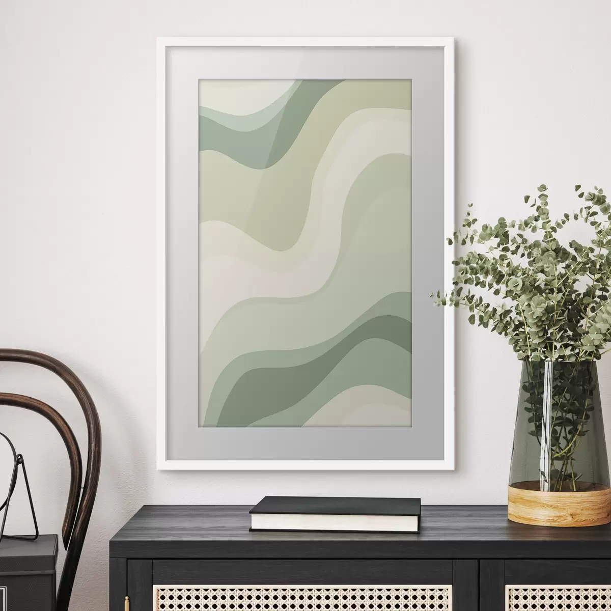 Poster Vagues abstraites f46214