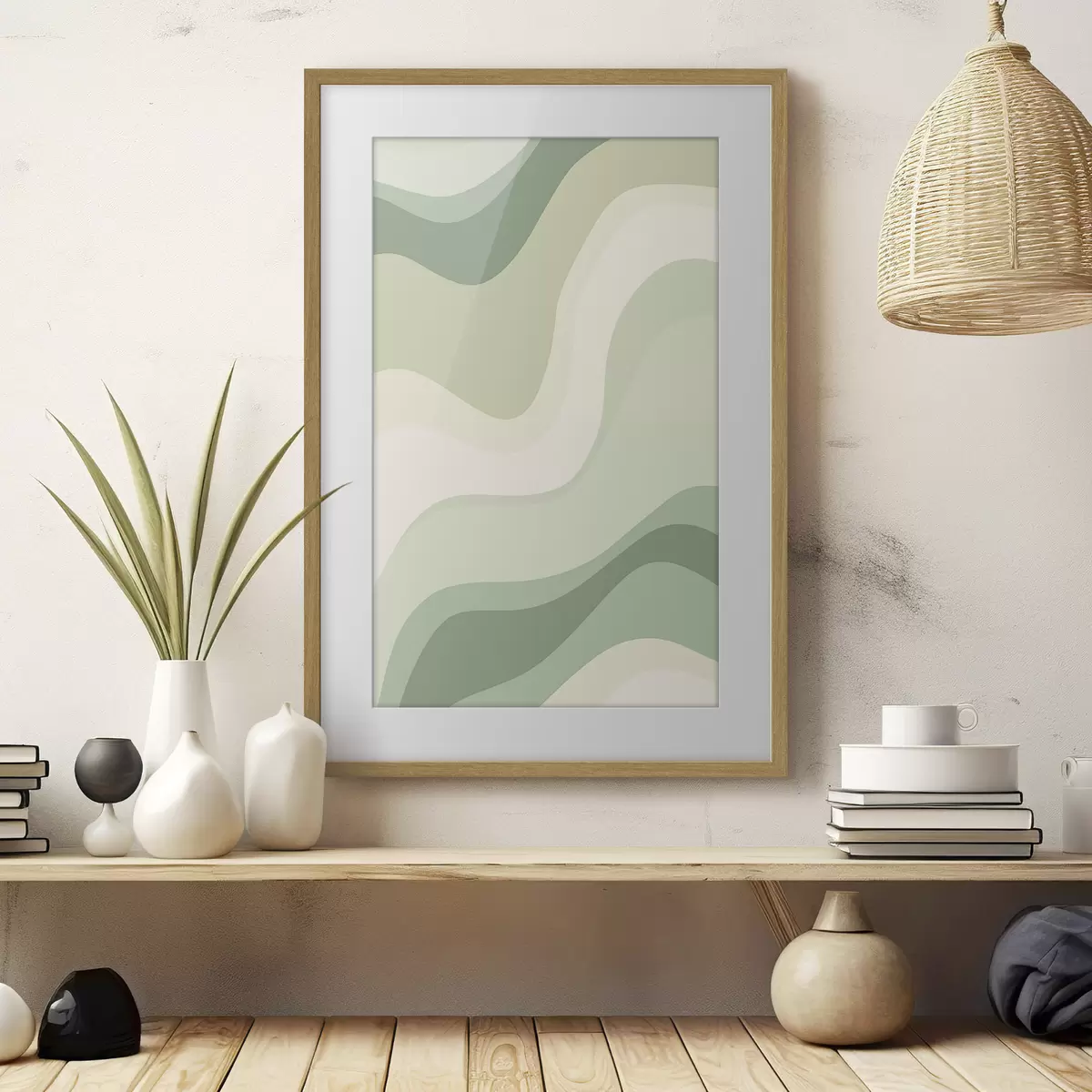 Poster Vagues abstraites f46214