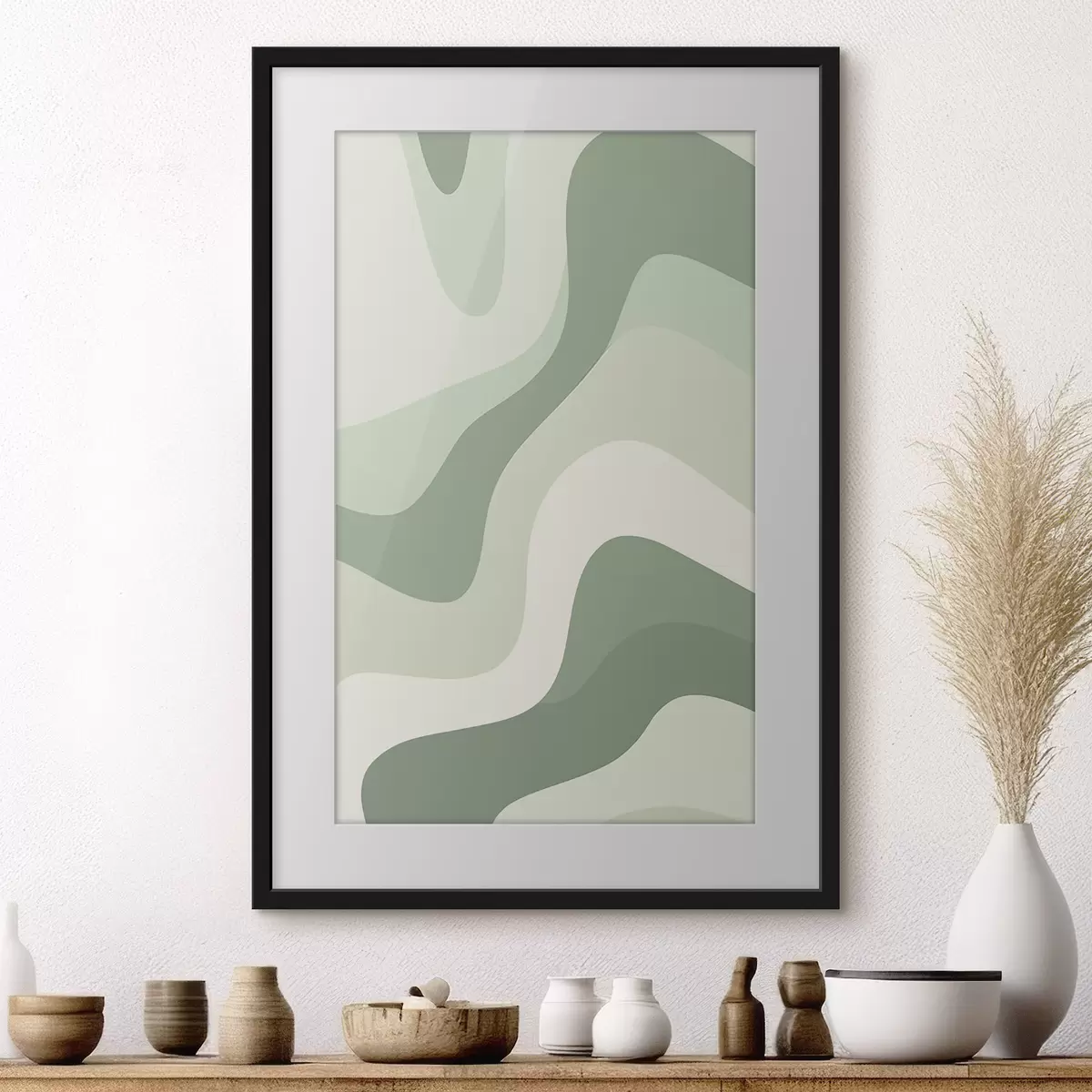 Poster Vagues abstraites f46215