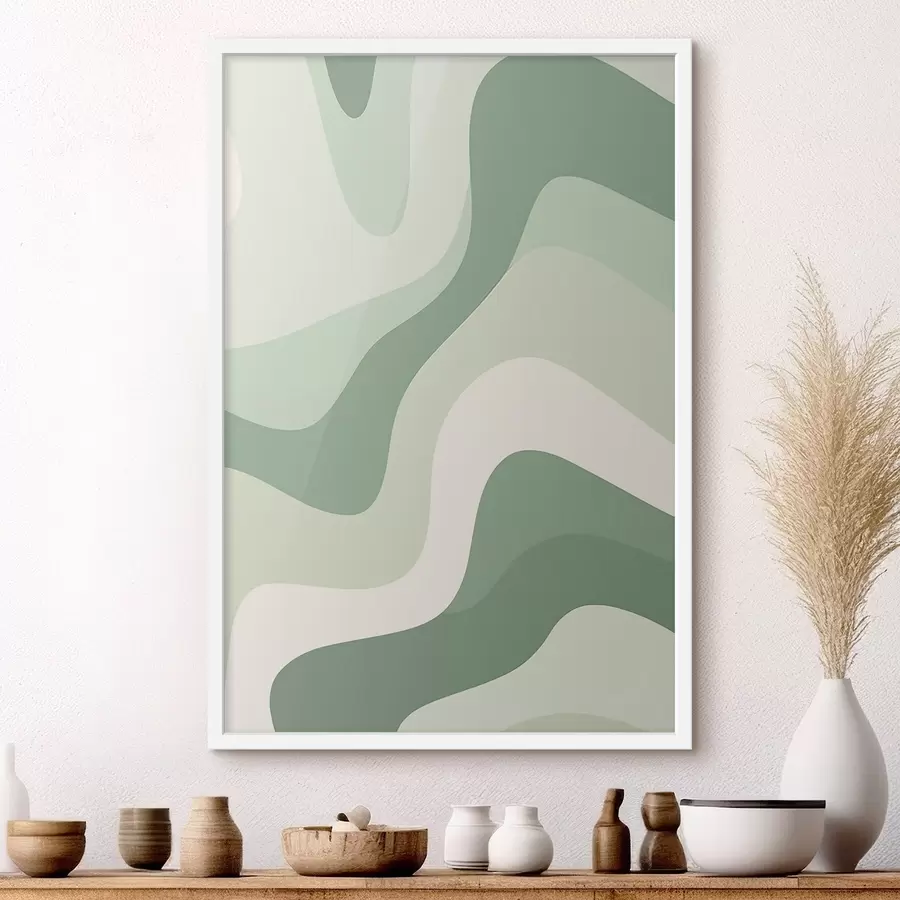 Papier peint Vagues abstraites f46215