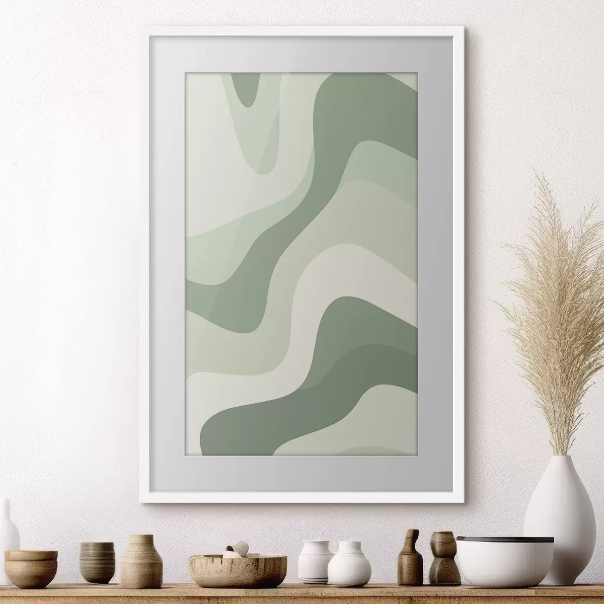Poster Vagues abstraites f46215