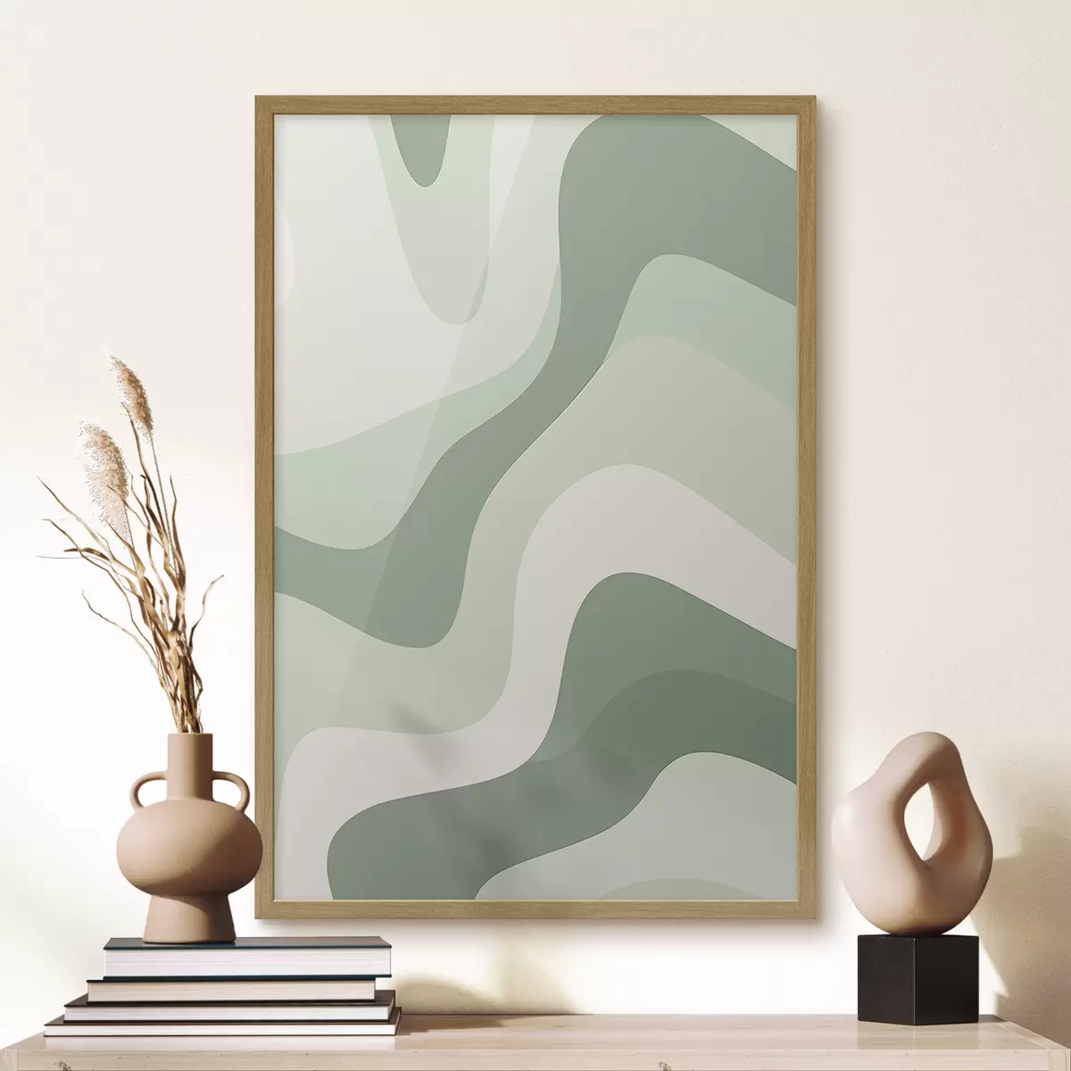 Poster Vagues abstraites f46215