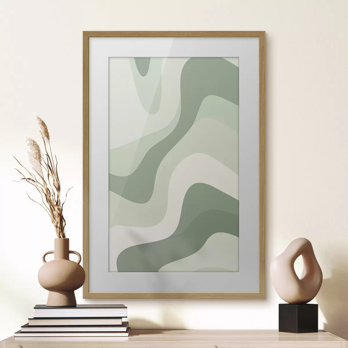 Poster Vagues abstraites f46215