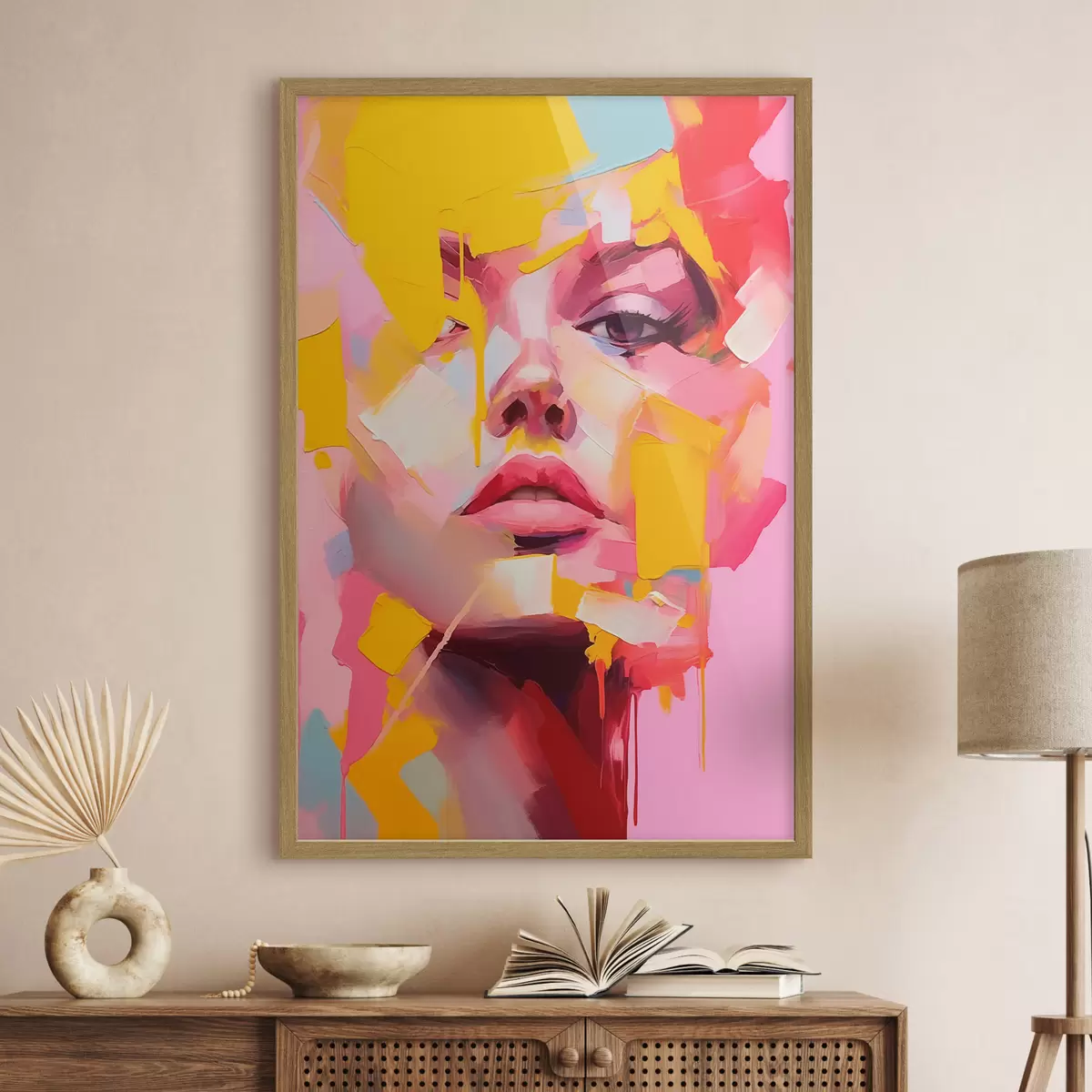 Poster Visage abstrait f46217