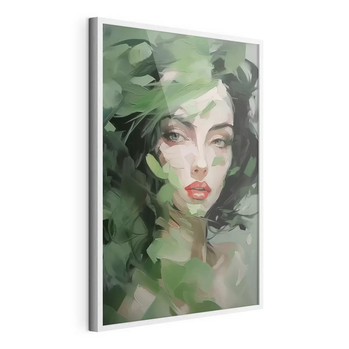 Poster Portrait féminin abstrait f46224