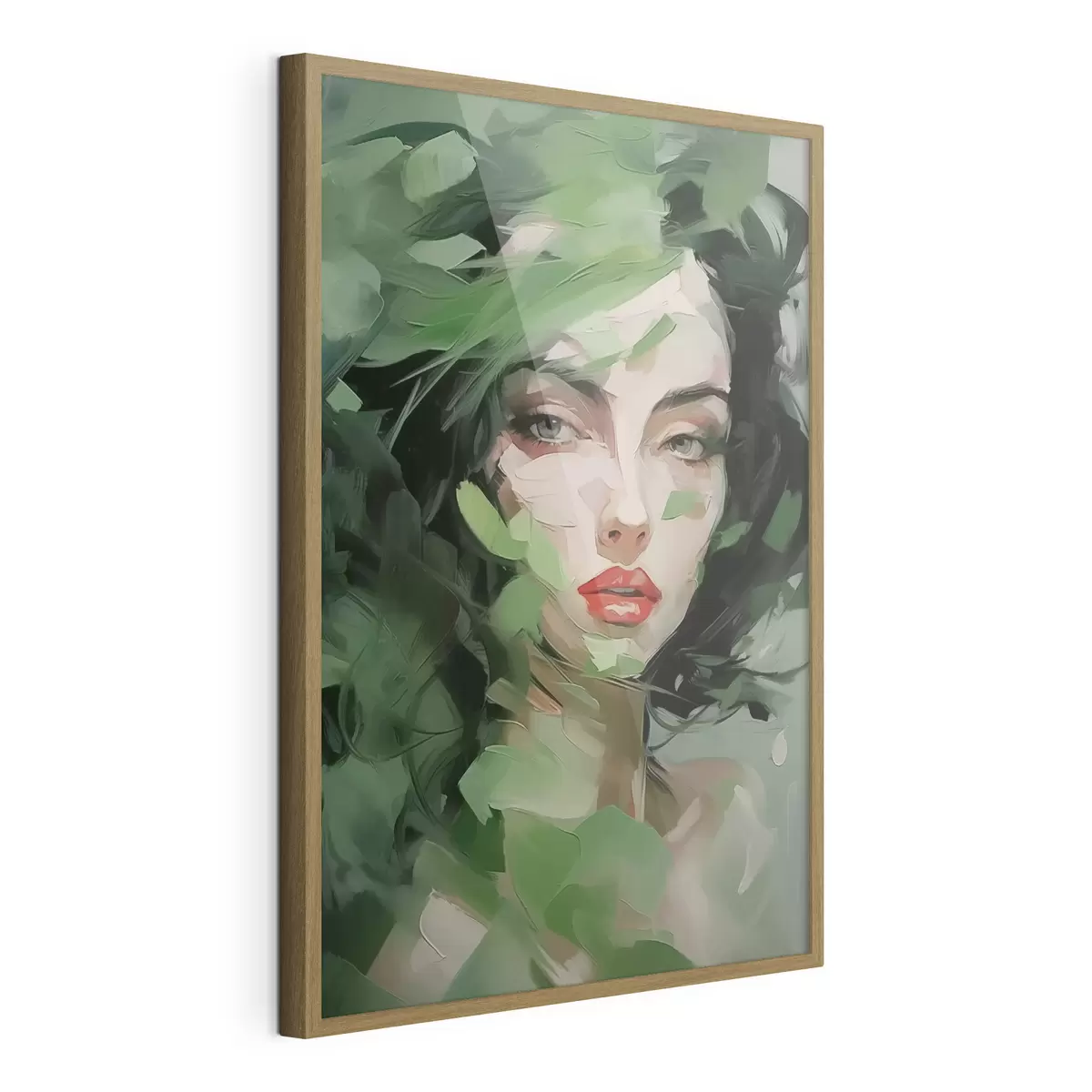 Poster Portrait féminin abstrait f46224