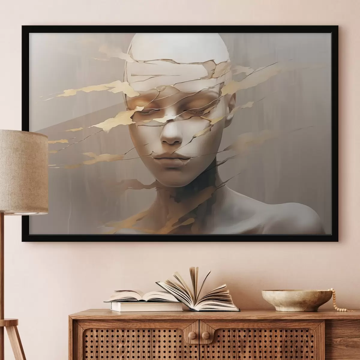 Poster Visage défiguré f46225