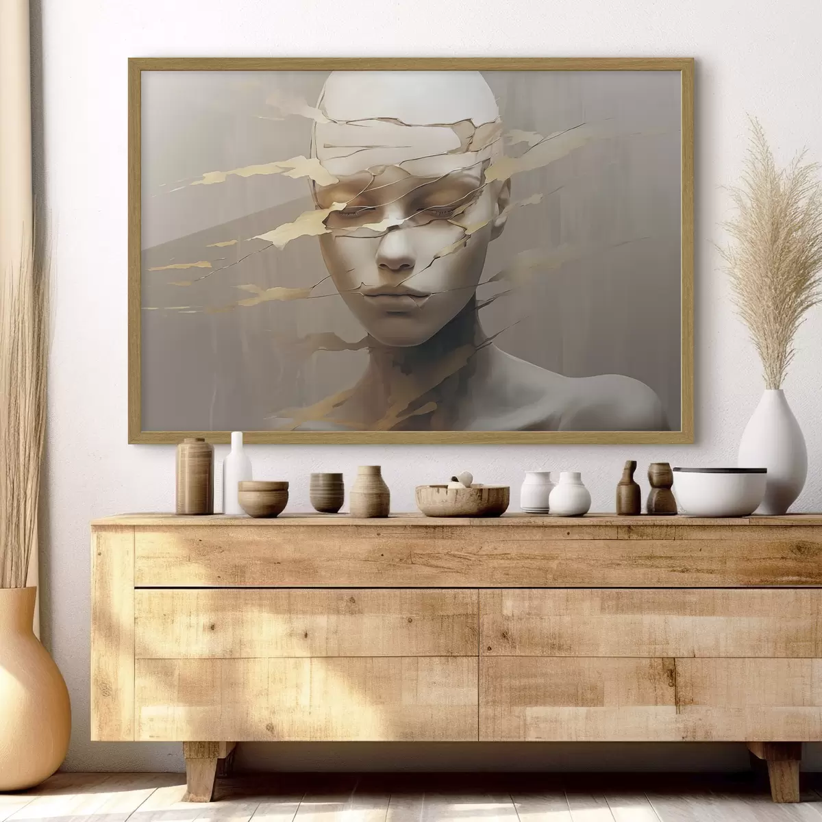 Poster Visage défiguré f46225