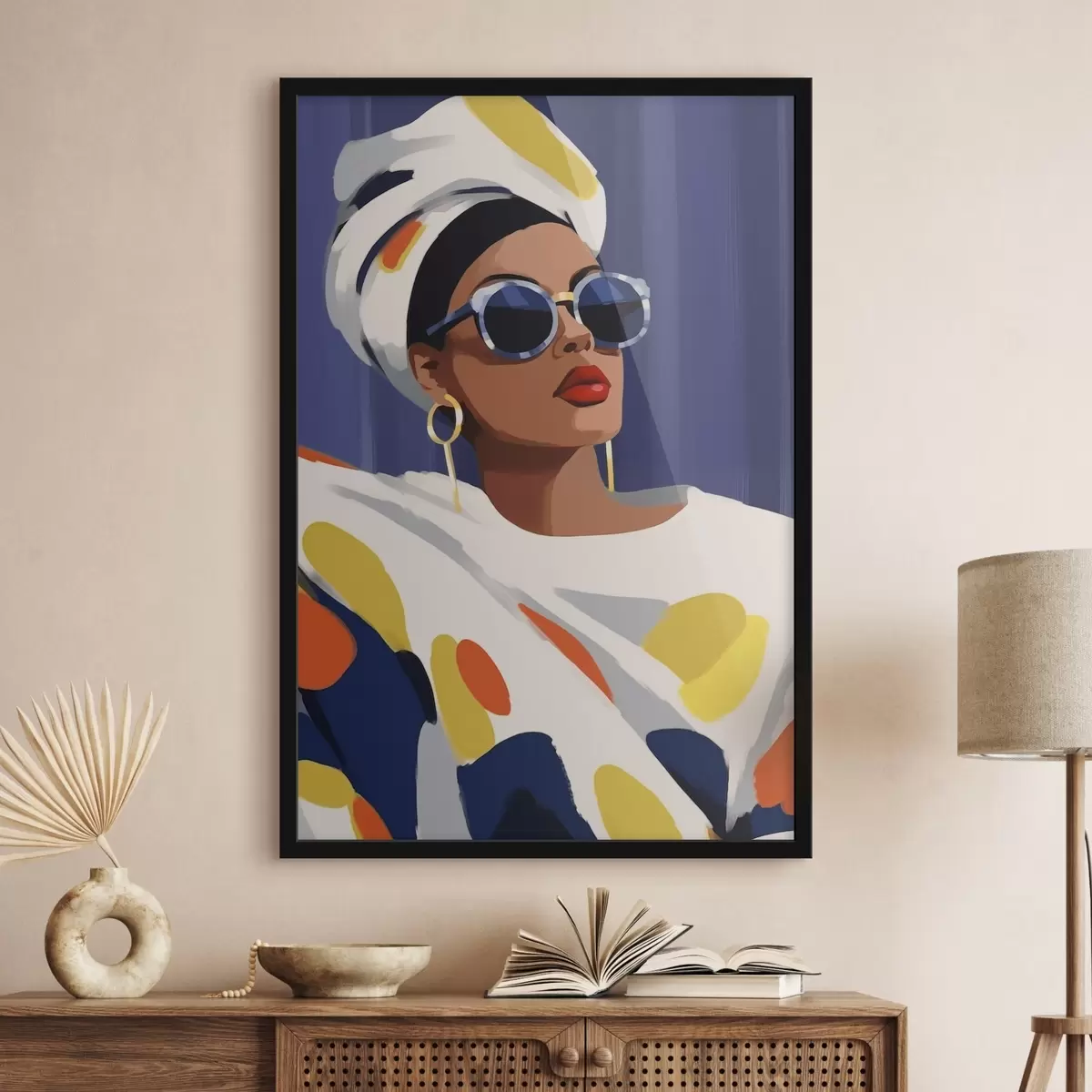 Poster Femme à lunettes f46231
