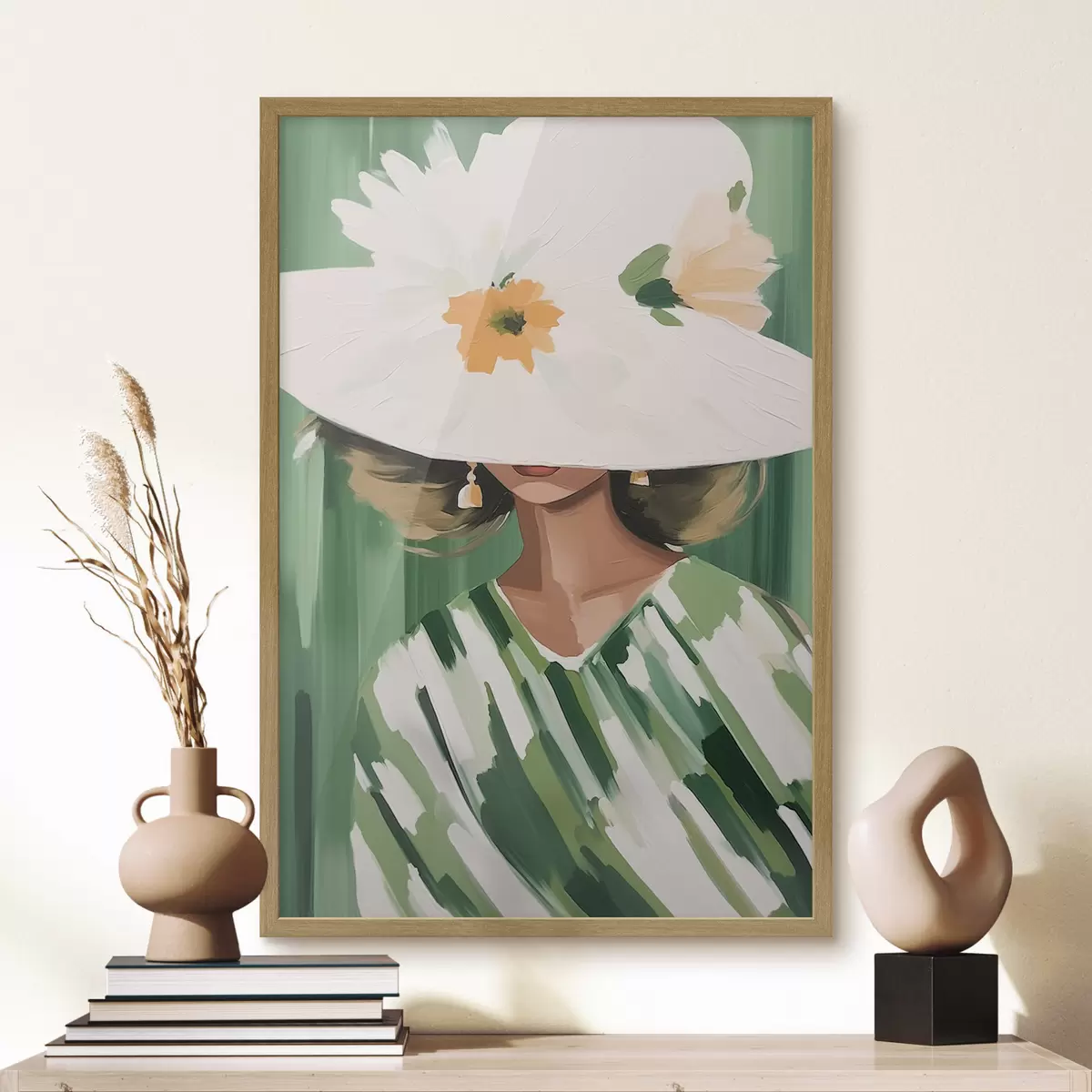 Poster Chapeau de fleurs f46240