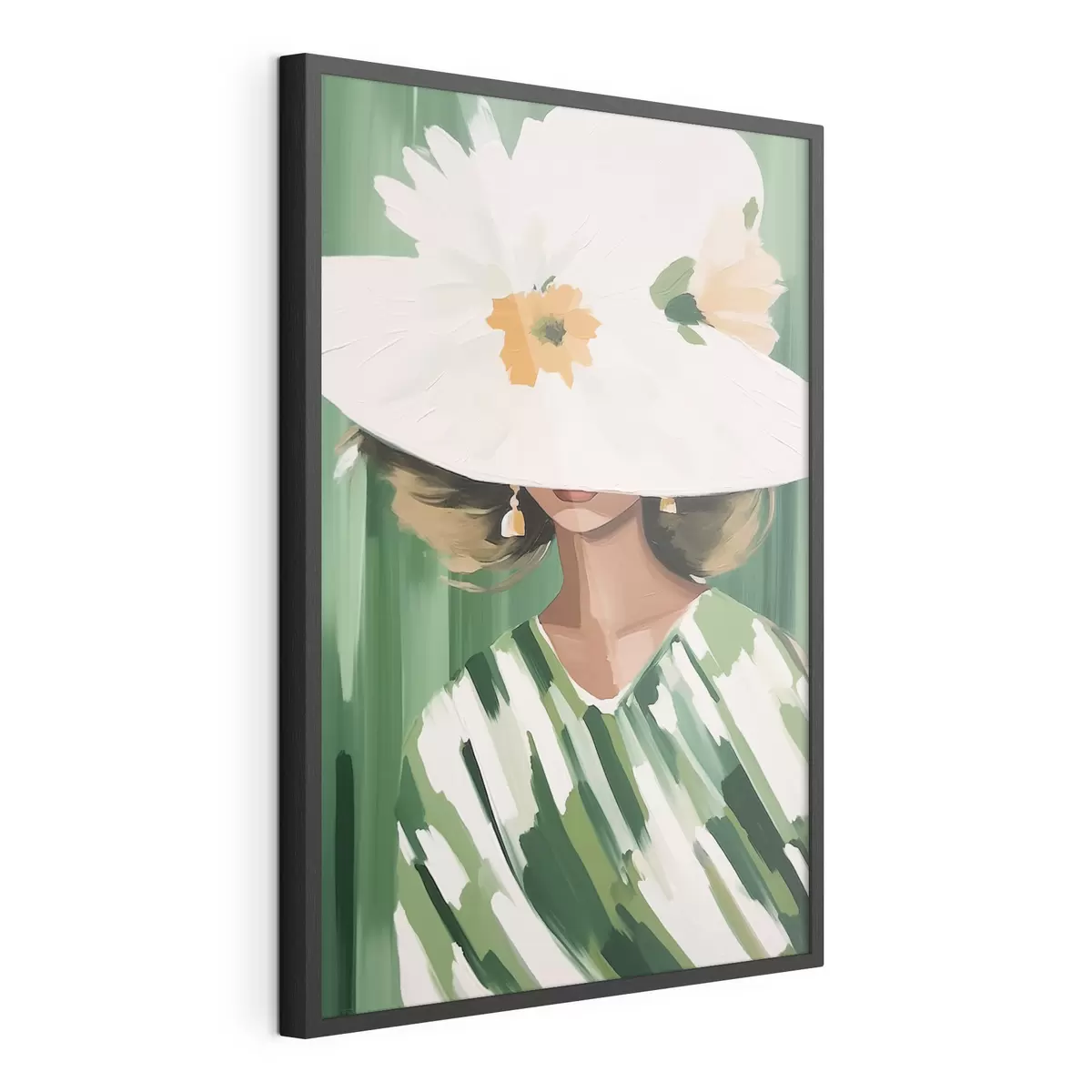 Poster Chapeau de fleurs f46240