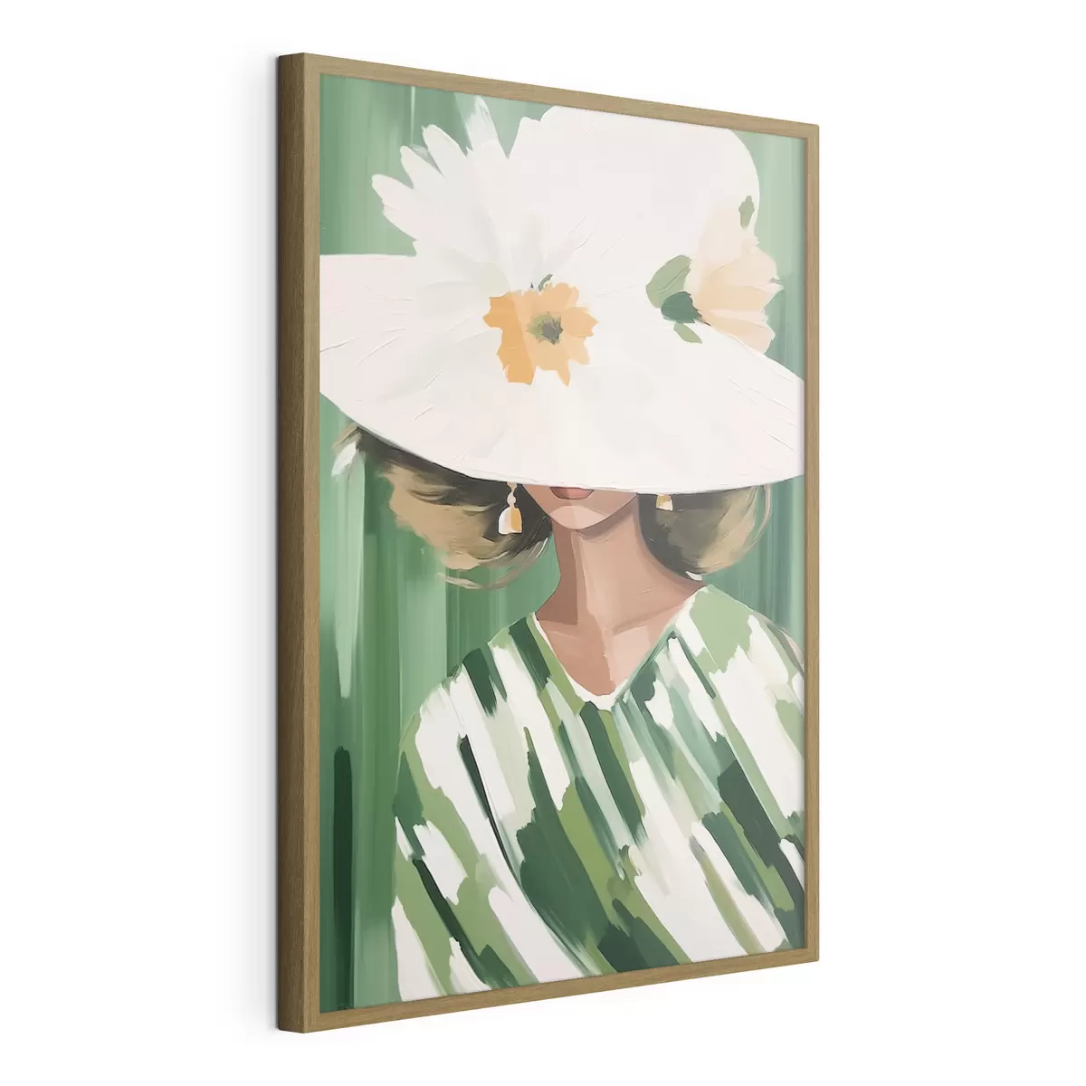 Poster Chapeau de fleurs f46240