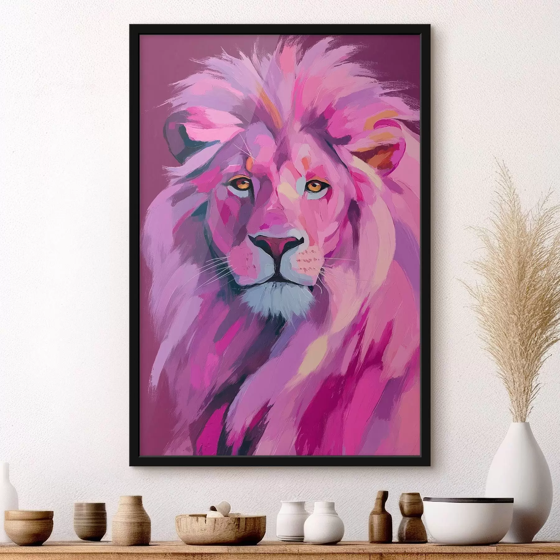 Papier peint Lion f46243