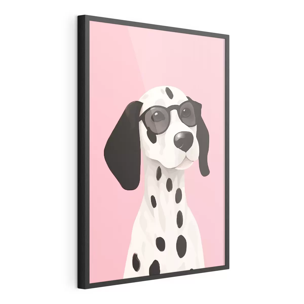 Poster Dalmatien avec lunettes de soleil f46251