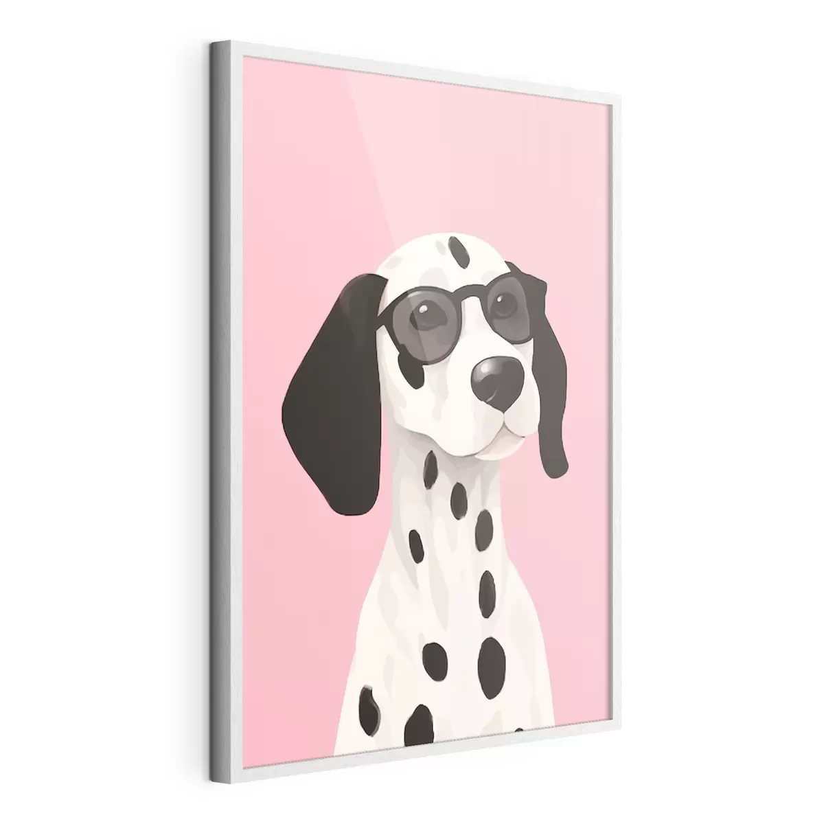 Poster Dalmatien avec lunettes de soleil f46251