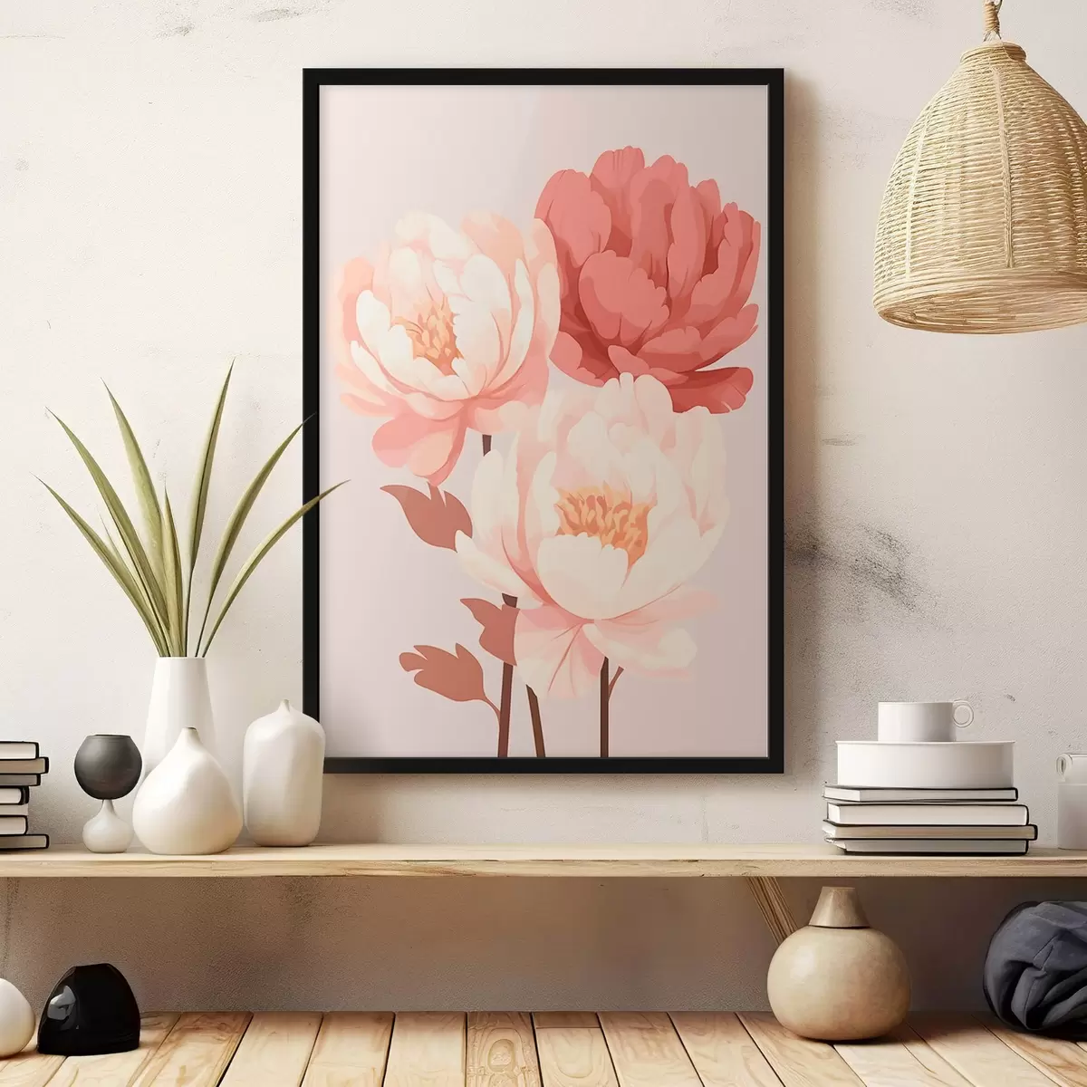 Poster Pivoines f46252