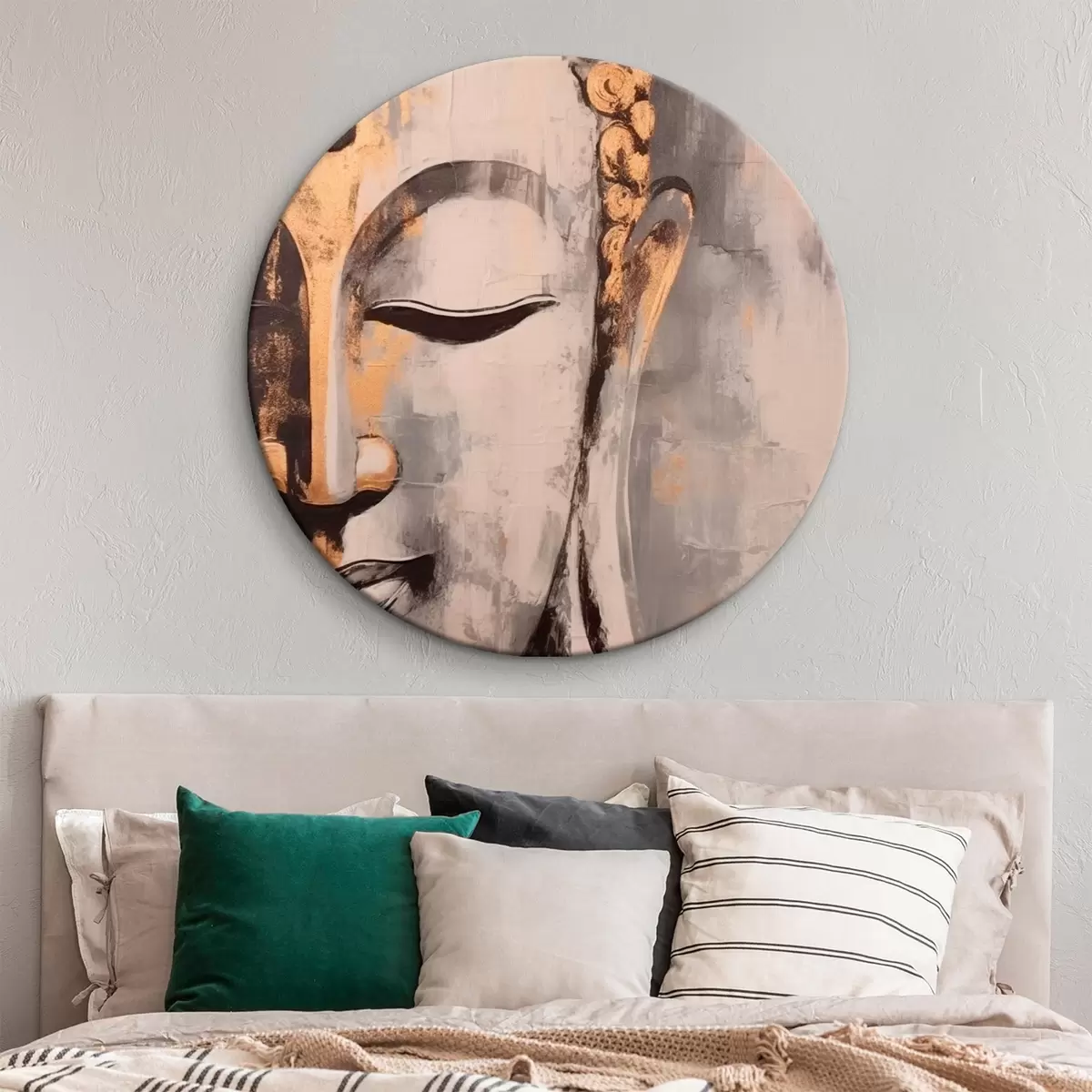 Tableaux rondes Bouddha r46216