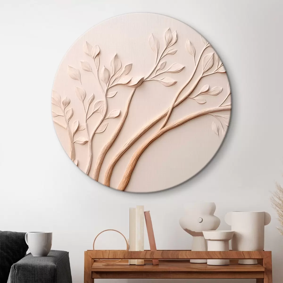 Tableaux rondes Branche d'arbre r46223